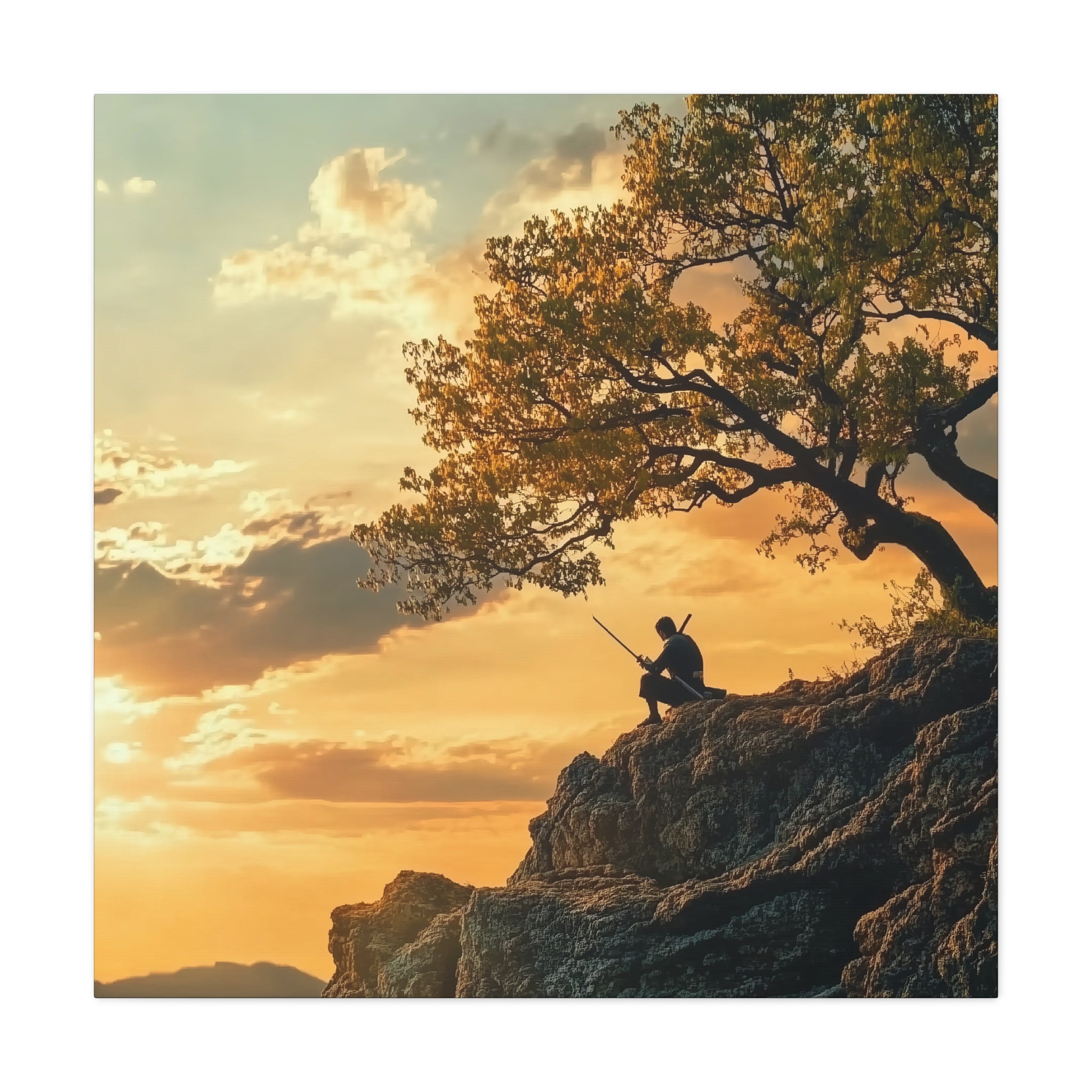 Nature-Inspired Serenity at Sunset Wall Art