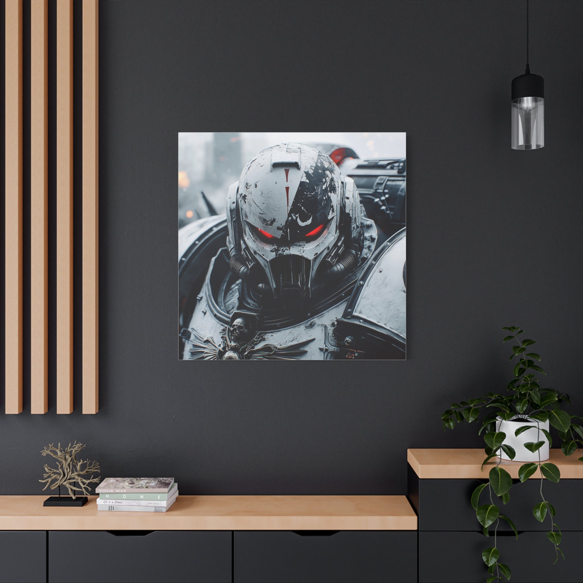 Space Marine Grey Knight - Warhammer 40K Canvas Print
