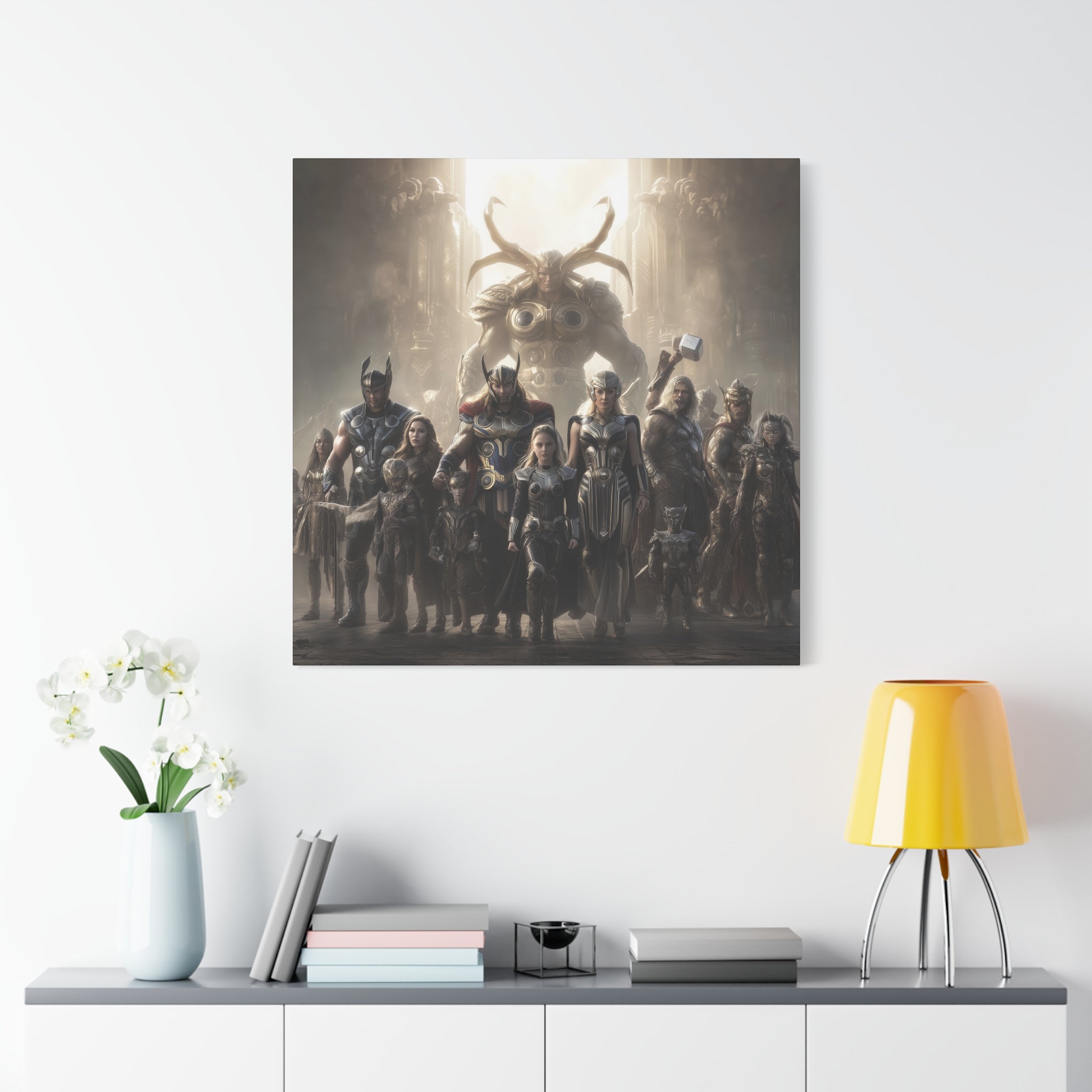 Heroic Mythology Canvas Wall Art - Stretched Matte Print