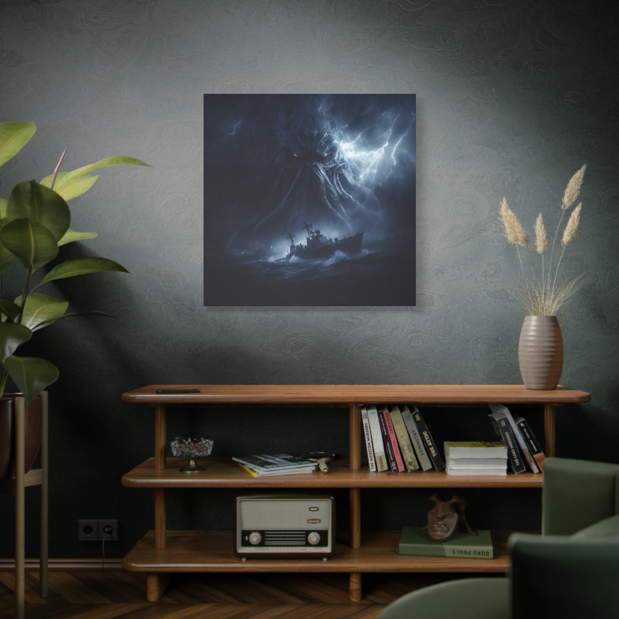 Cthulhu Canvas Art – Dark Fantasy Wall Decor