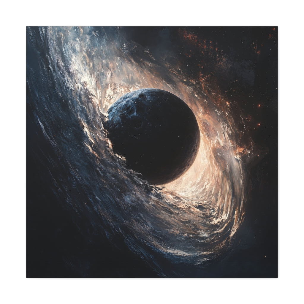 Galactic Ocean Canvas Art | Abstract Space Wall Decor