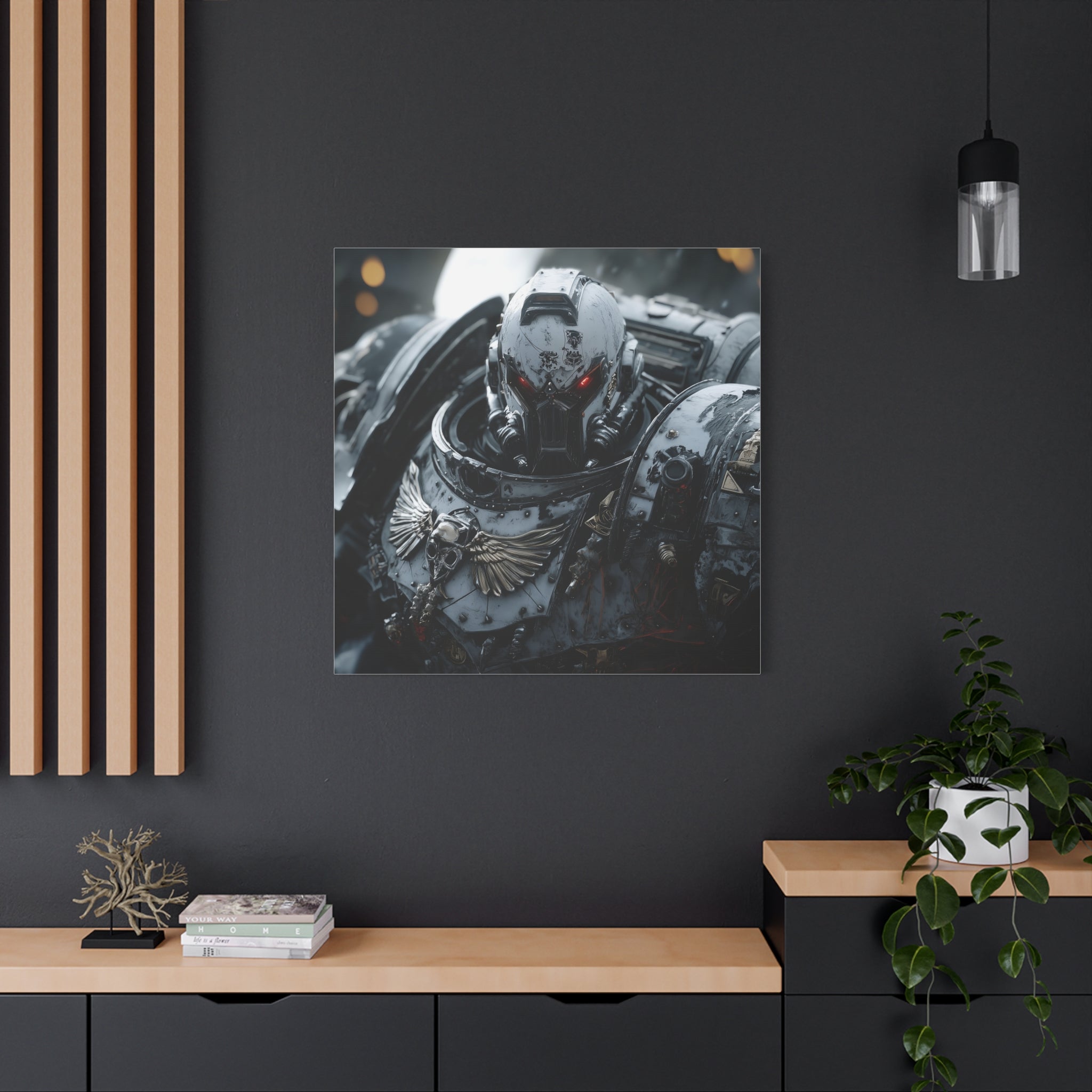 Warhammer 40K Grey Knight Warrior Canvas Print