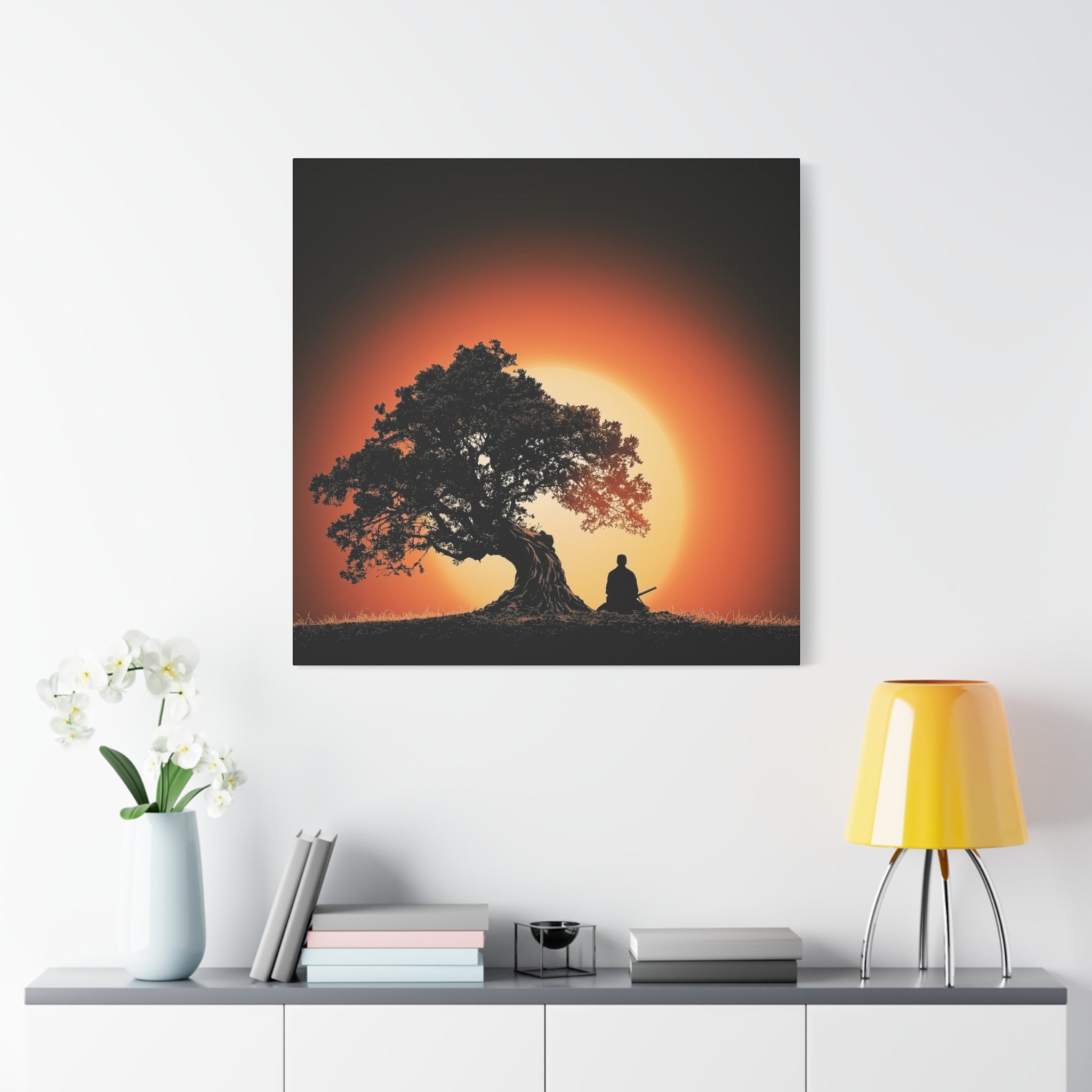 Zen Sunset Canvas Art