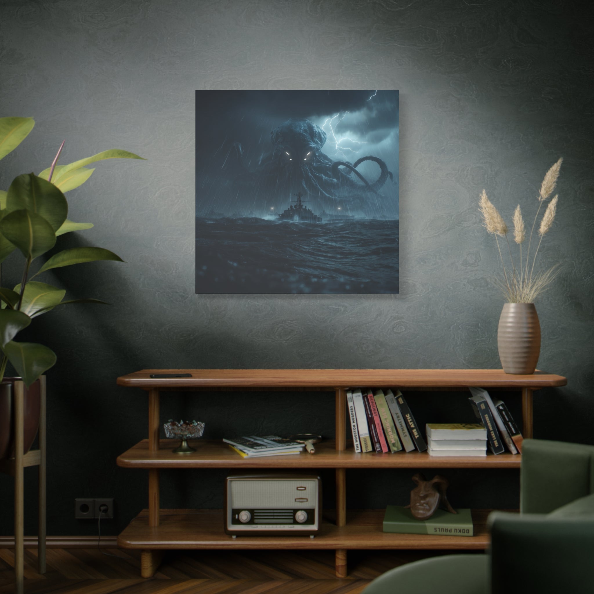 Cthulhu Art Canvas Print - Dark Mythology Wall Decor