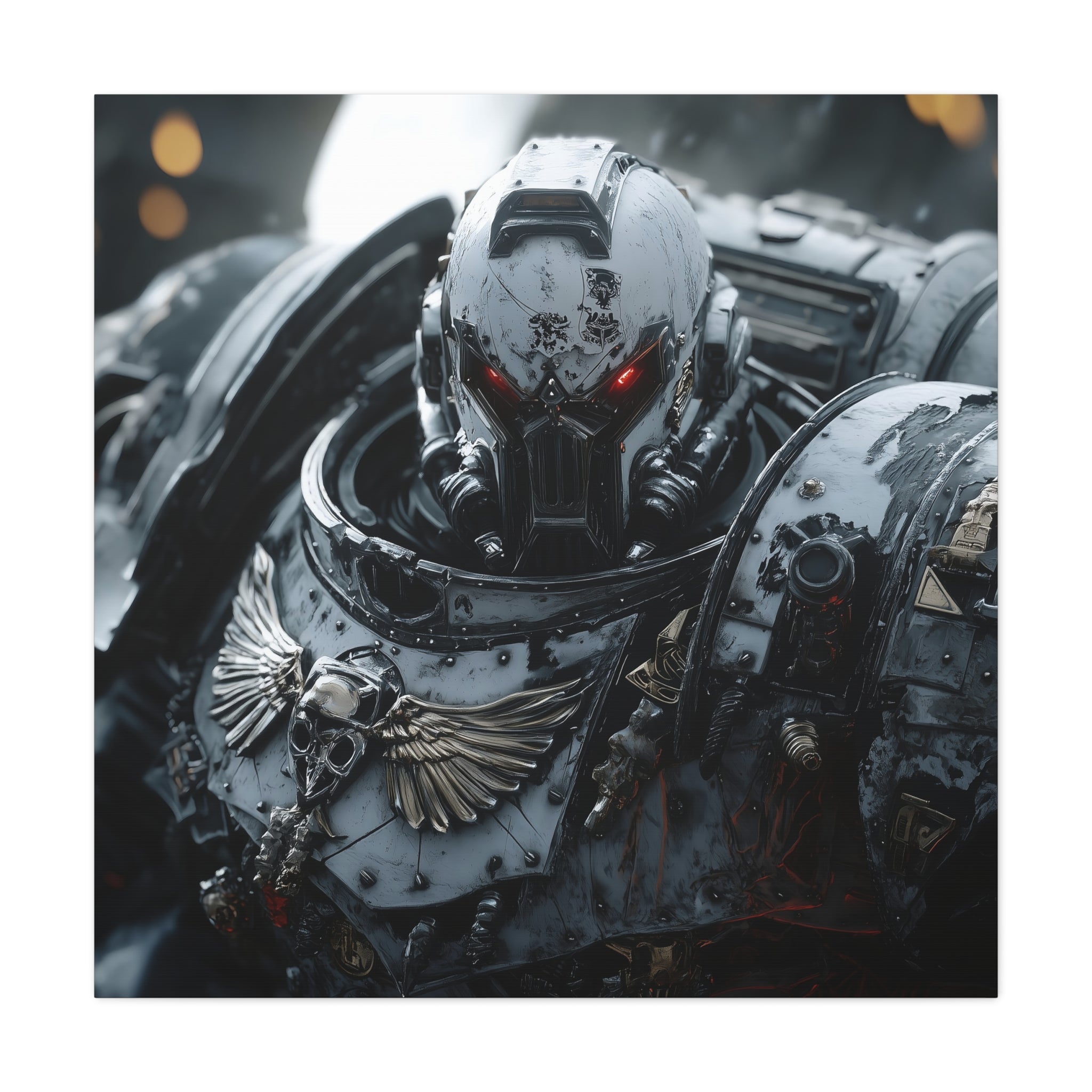 Warhammer 40K Grey Knight Warrior Canvas Print