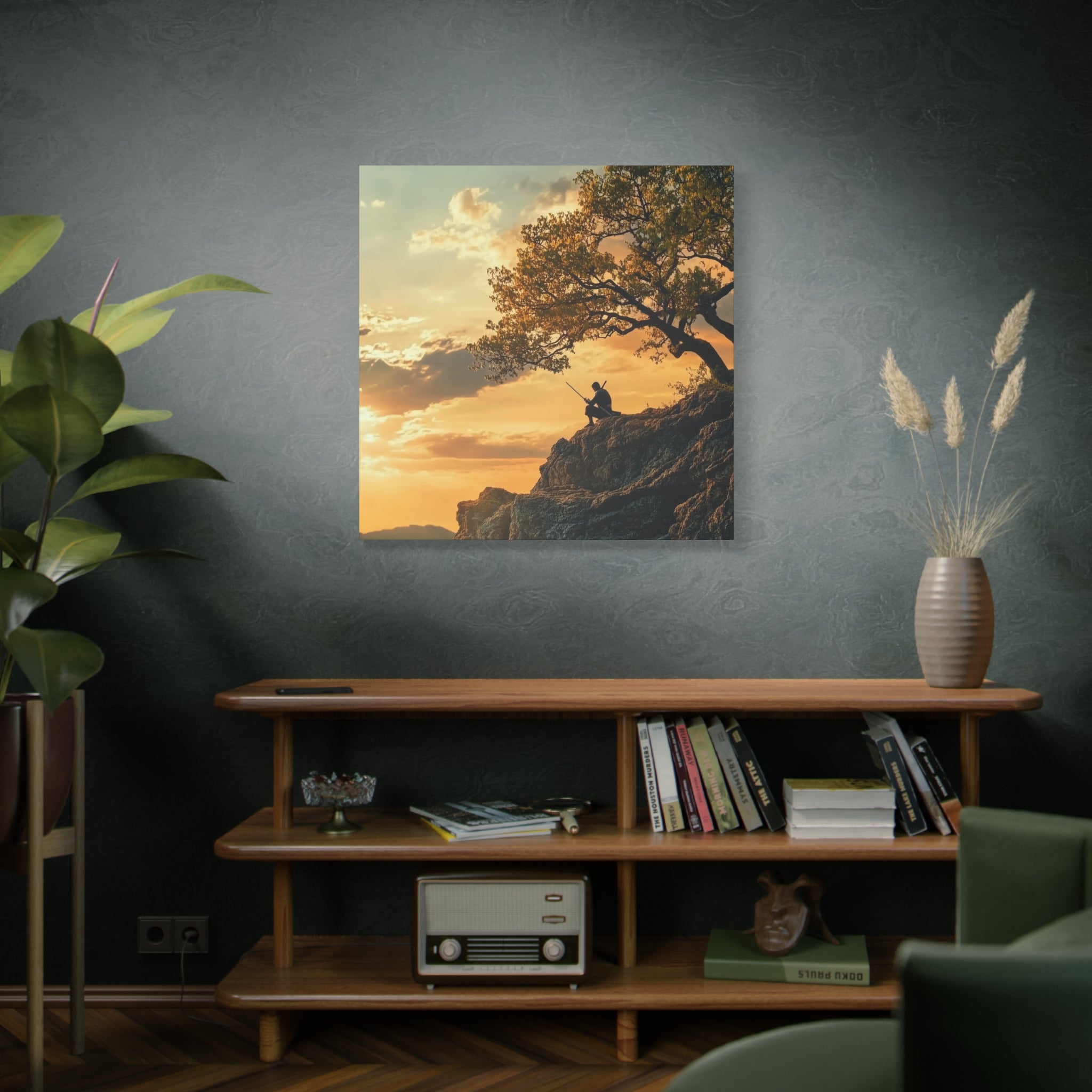 Nature-Inspired Serenity at Sunset Wall Art
