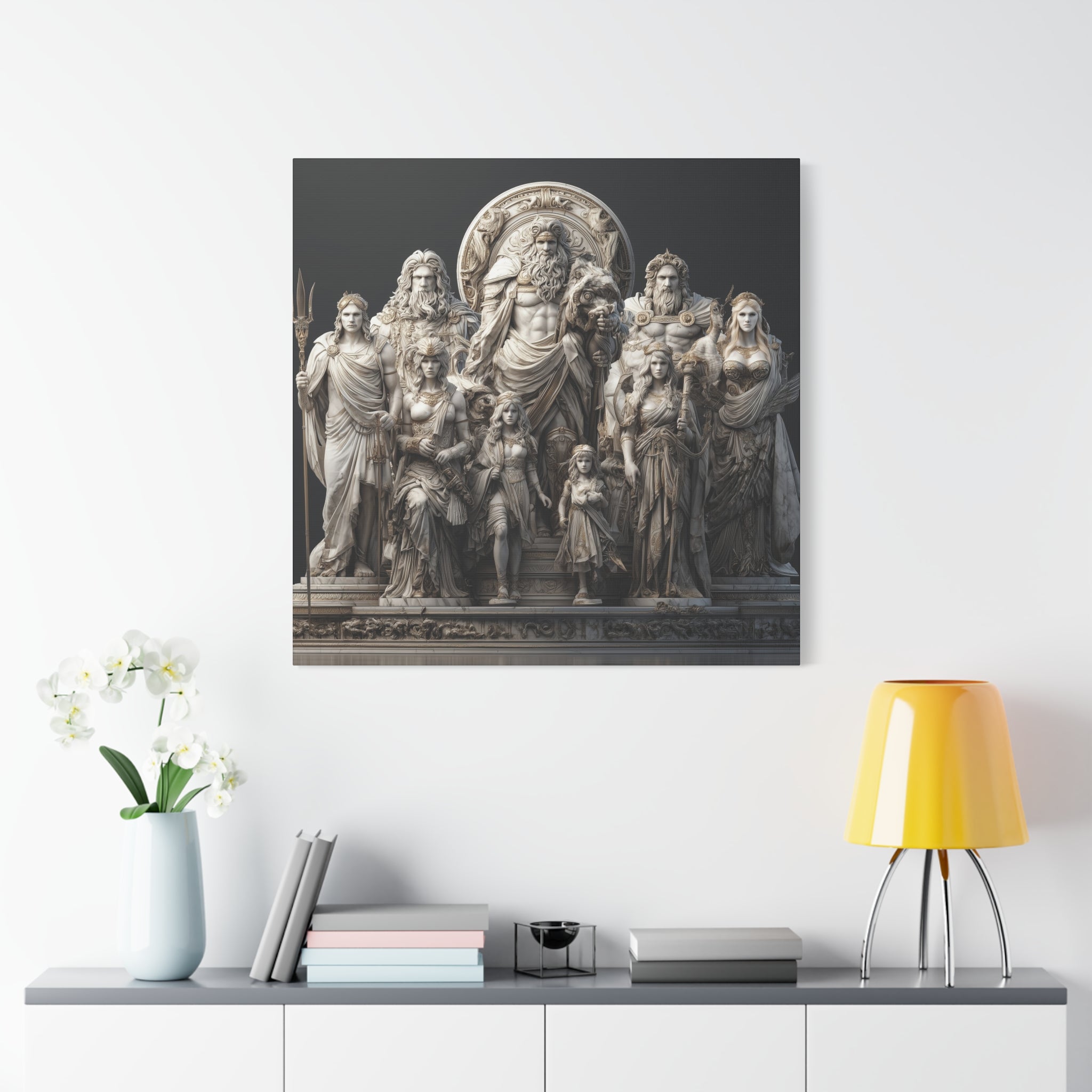Mythical Gods Canvas Art - Stretched Wall Décor for Home & Office