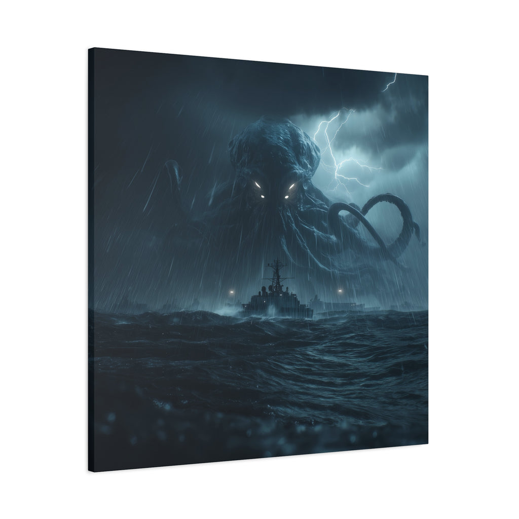 Cthulhu Art Canvas Print - Dark Mythology Wall Decor
