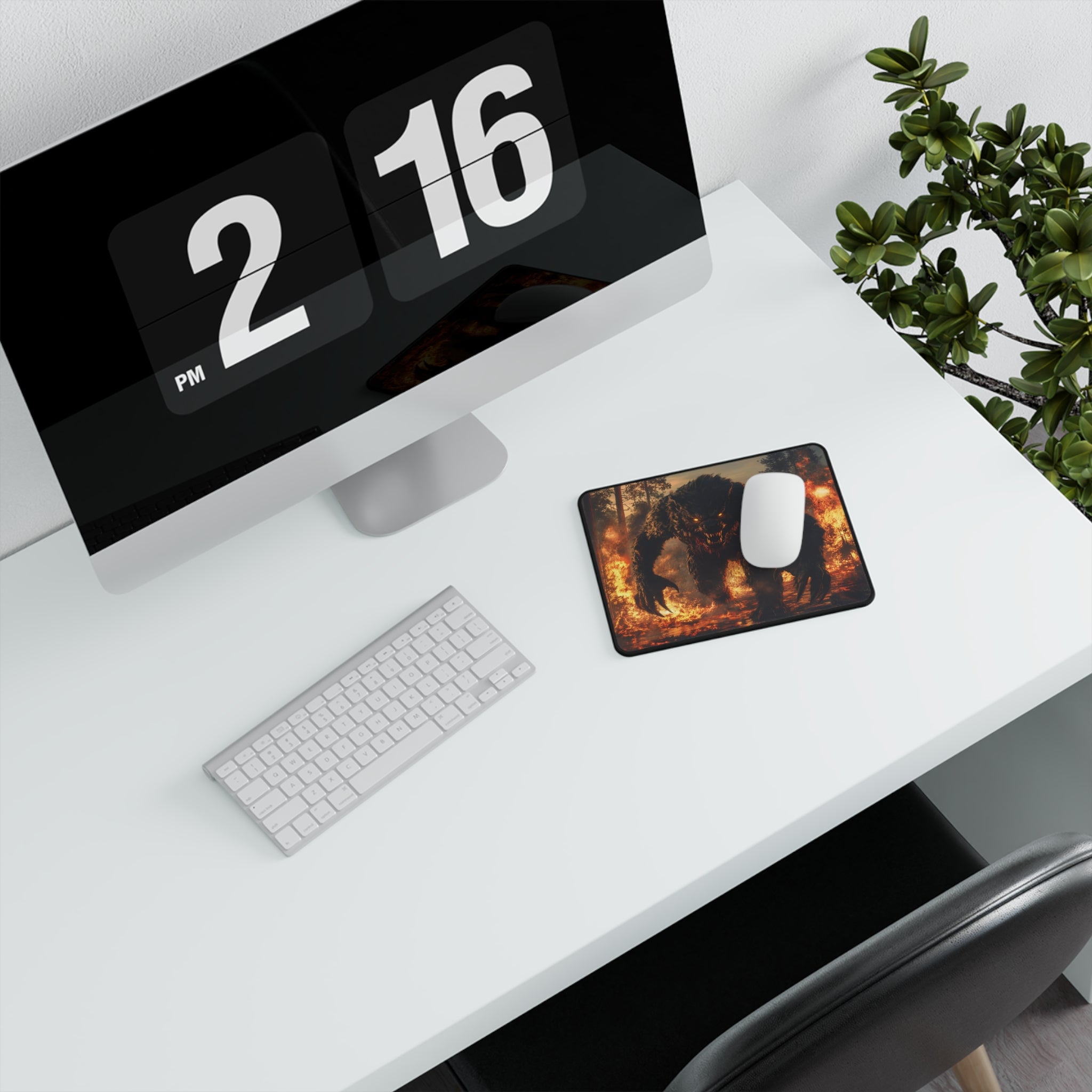 Fierce Werewolf Gaming Mouse Pad - Non-Slip Design for Gamers