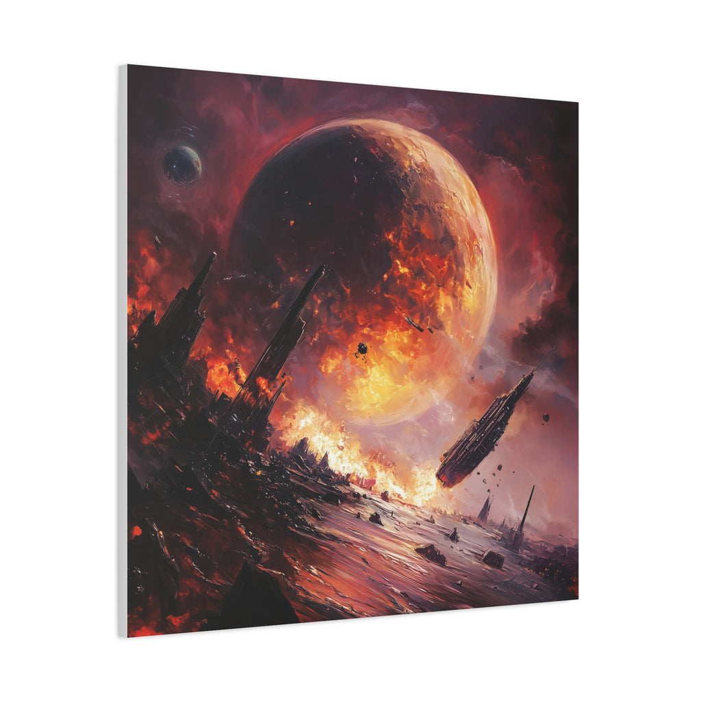 Cosmic Art Canvas - Sci-Fi Wall Decor
