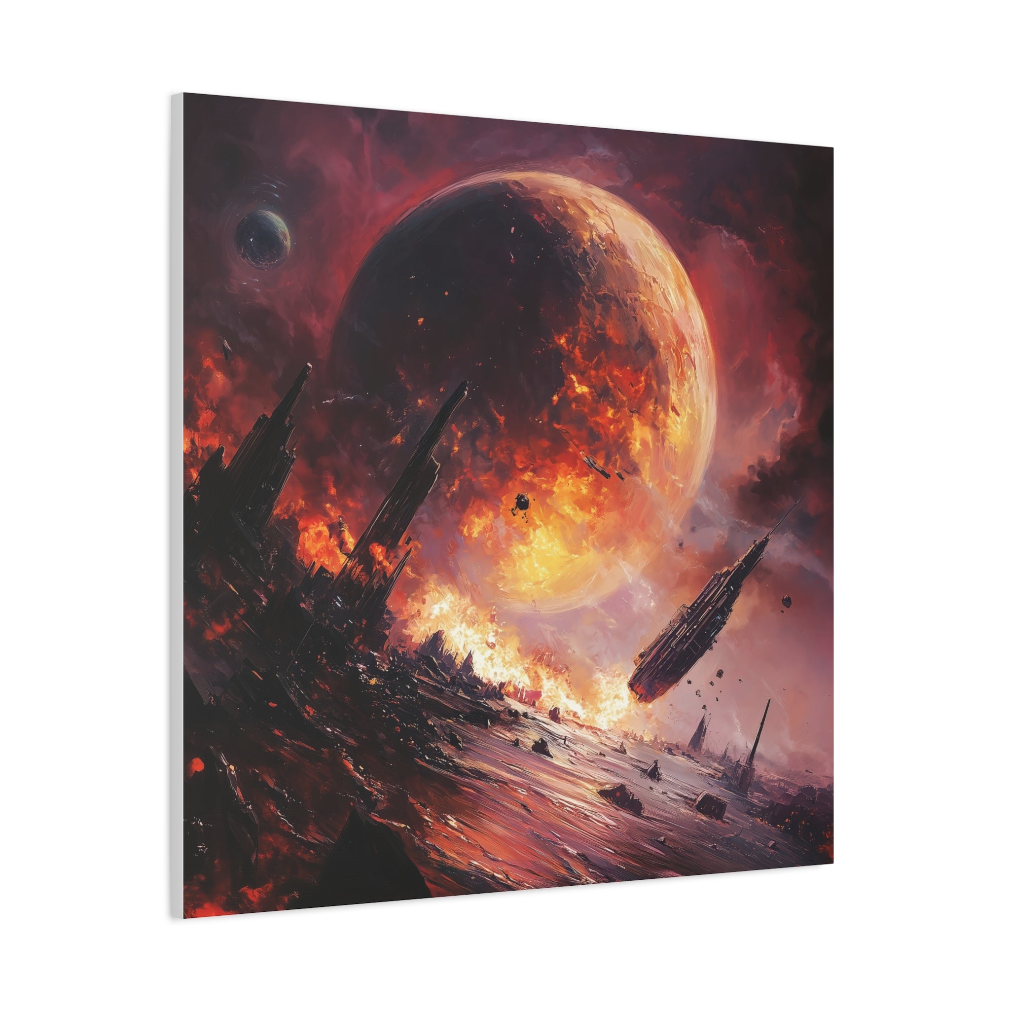 Cosmic Art Canvas - Sci-Fi Wall Decor