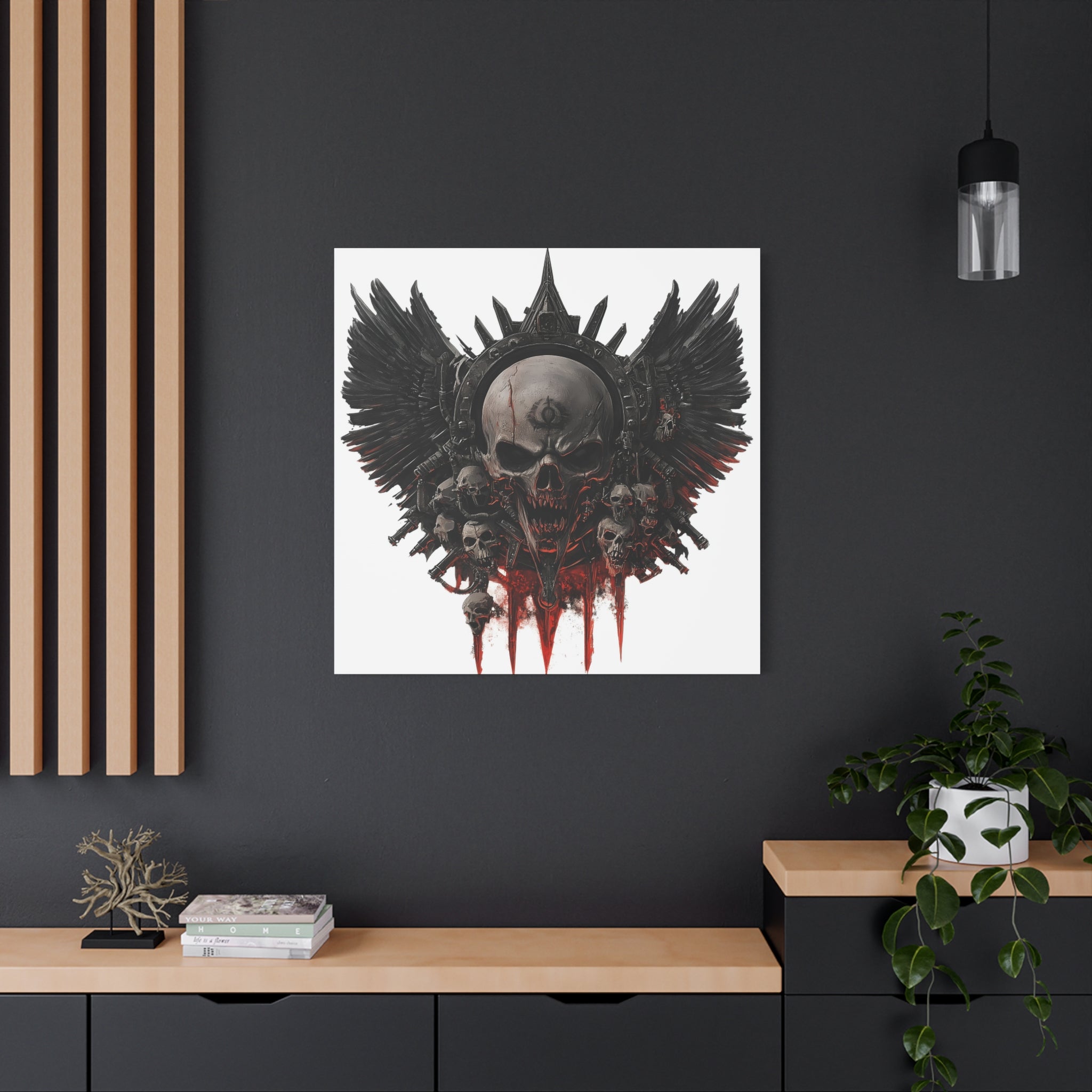 Warhammer 40K Crest Design - Dark Fantasy Wall Decor