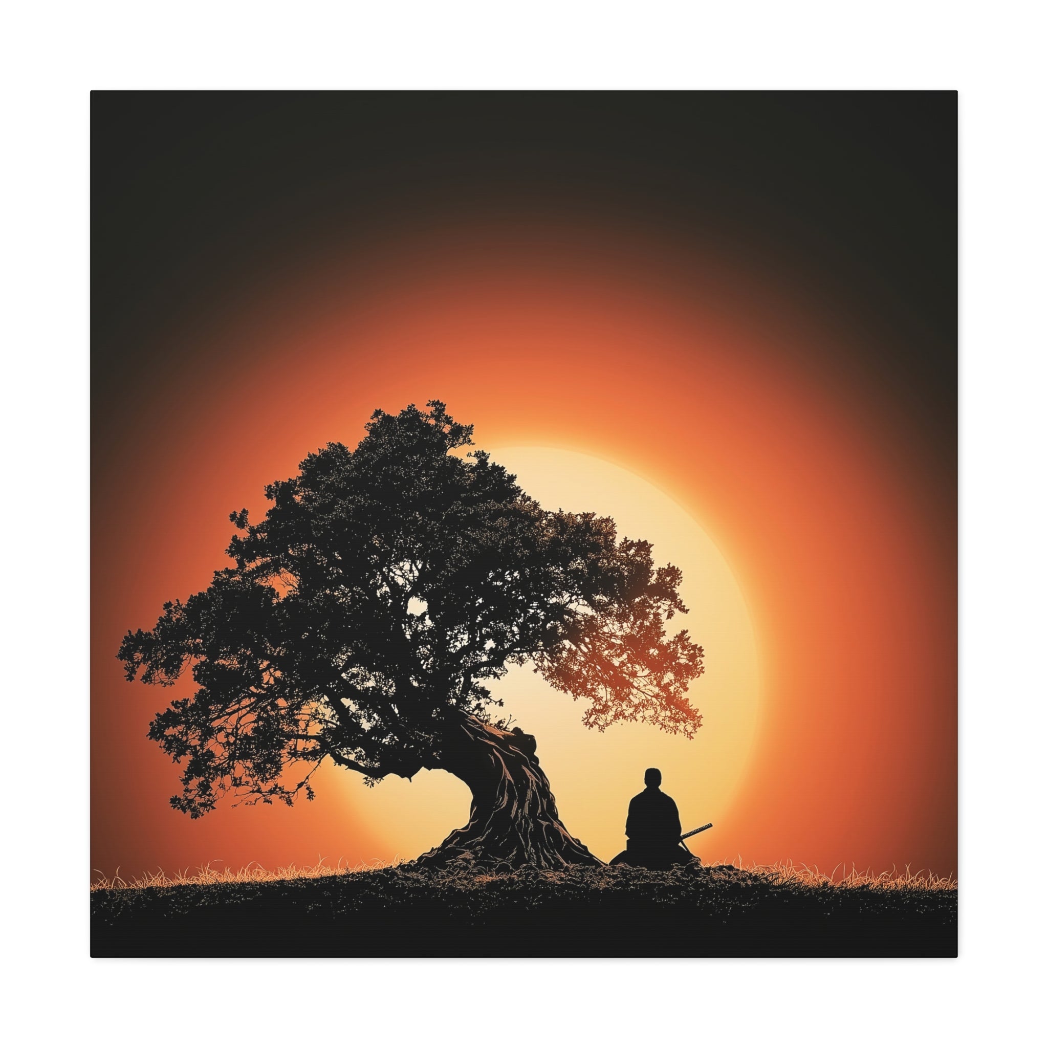 Zen Sunset Canvas Art