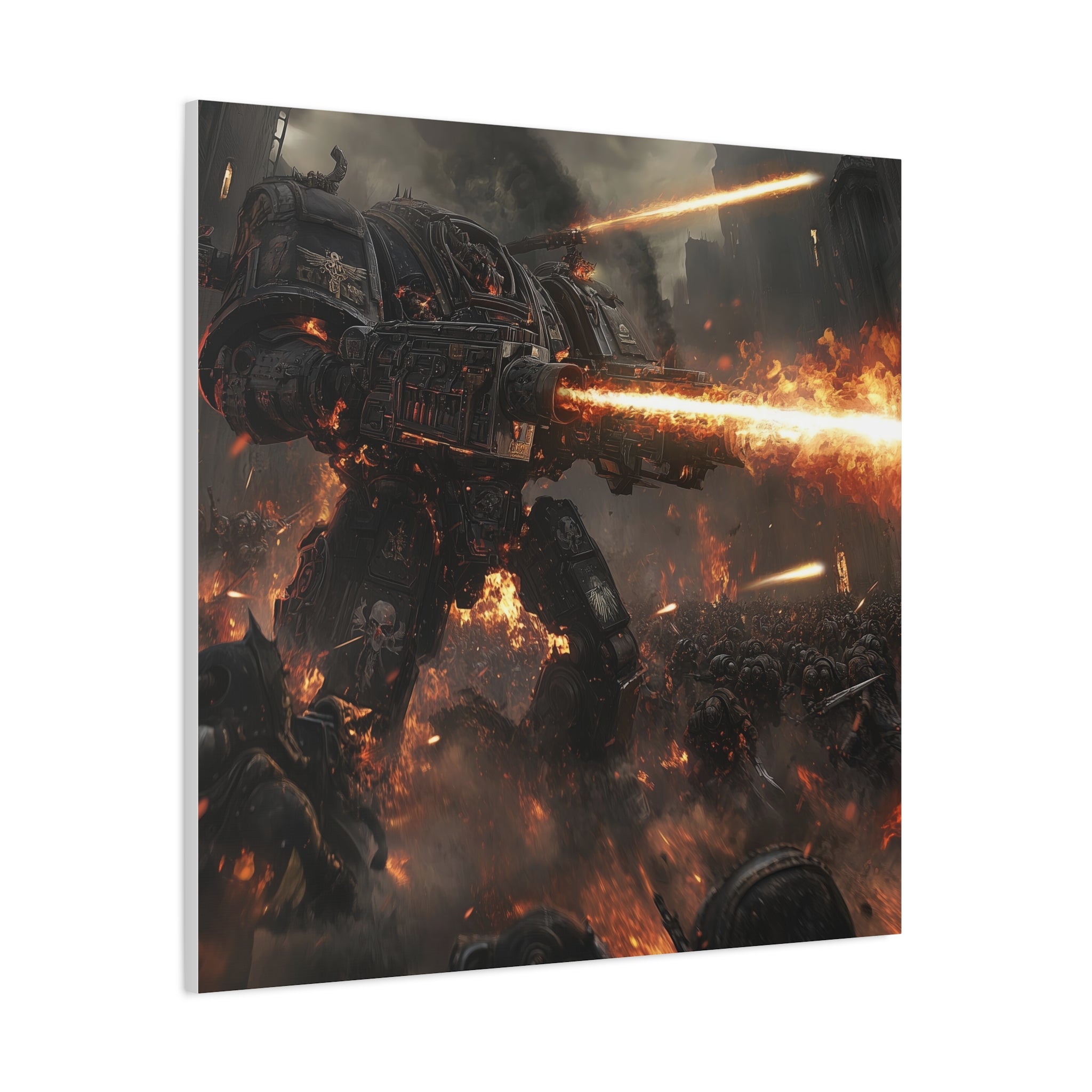 Warhammer 40K Titan Battle Scene