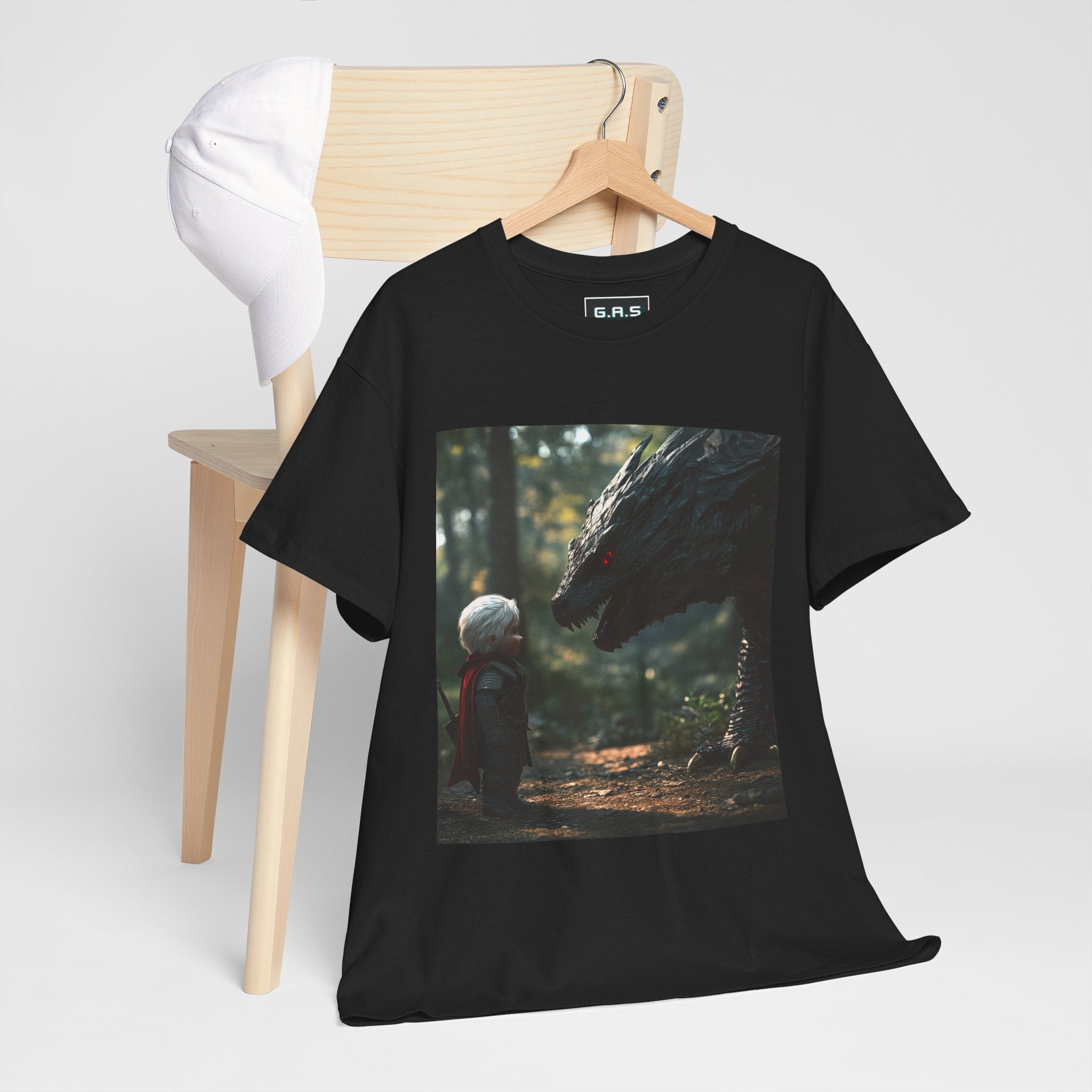 Baby Geralt Meets A Wyvern Tee