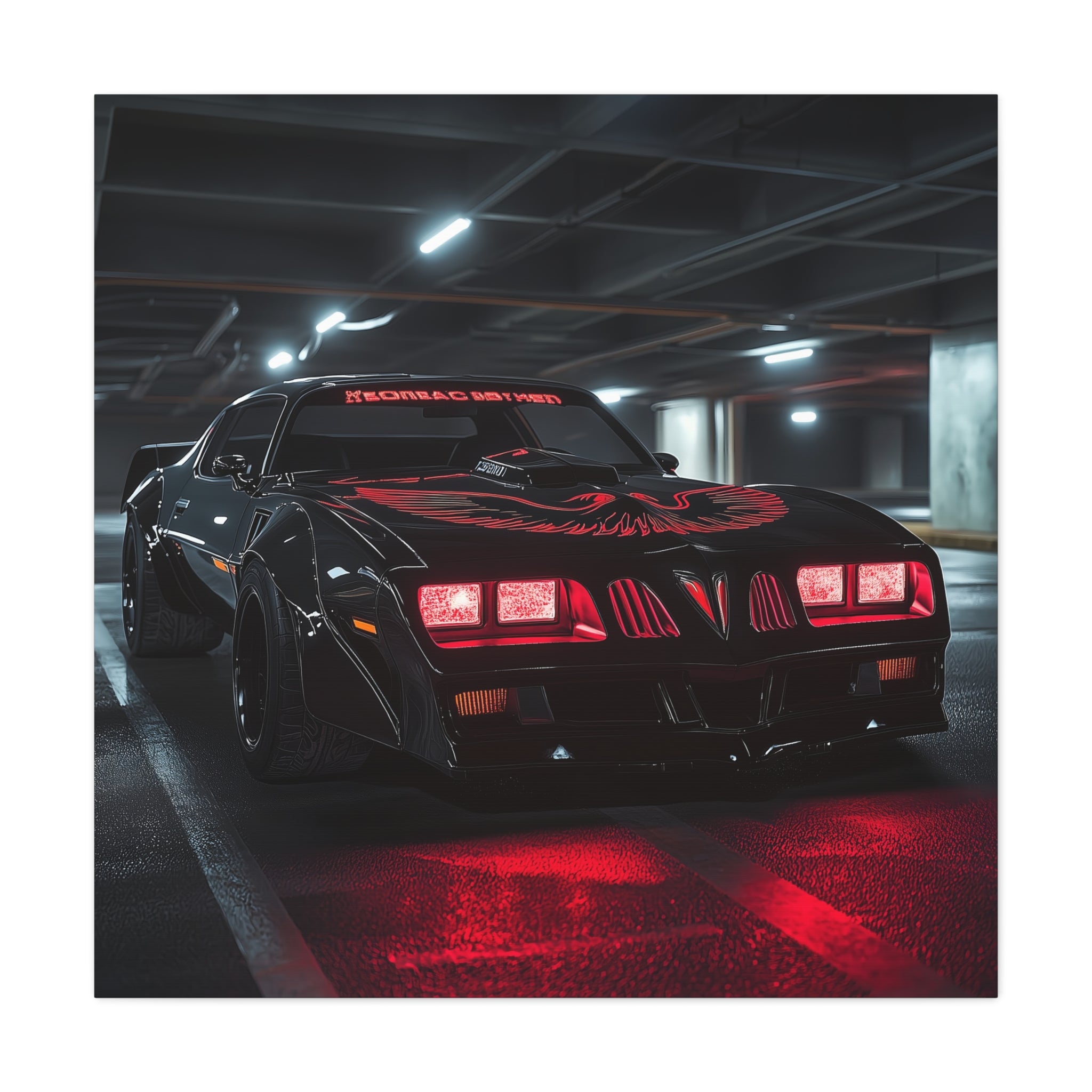 1978 Pontiac Firebird Trans AM - Classic Black & Red Design