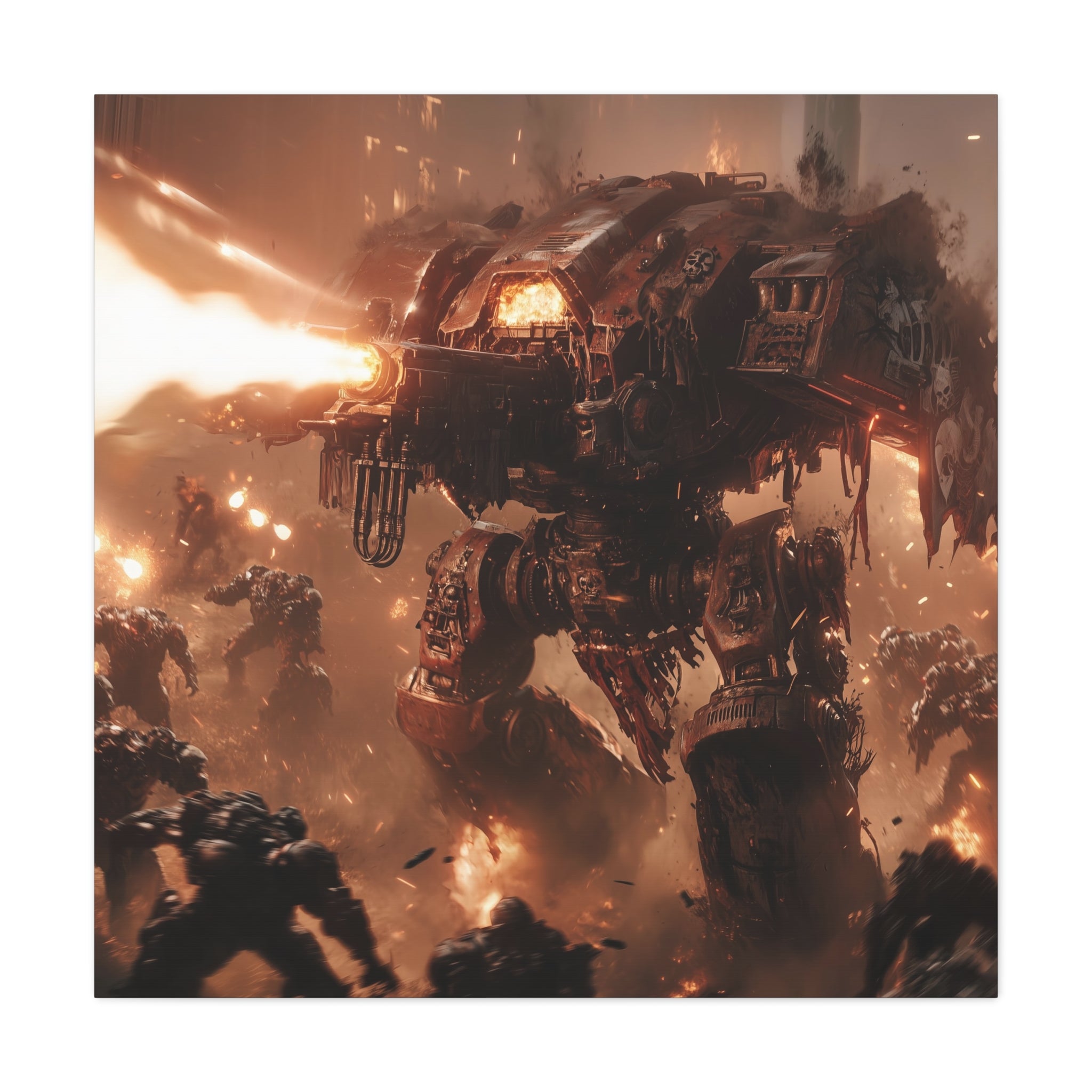 Epic Warhammer 40K Titan Battle