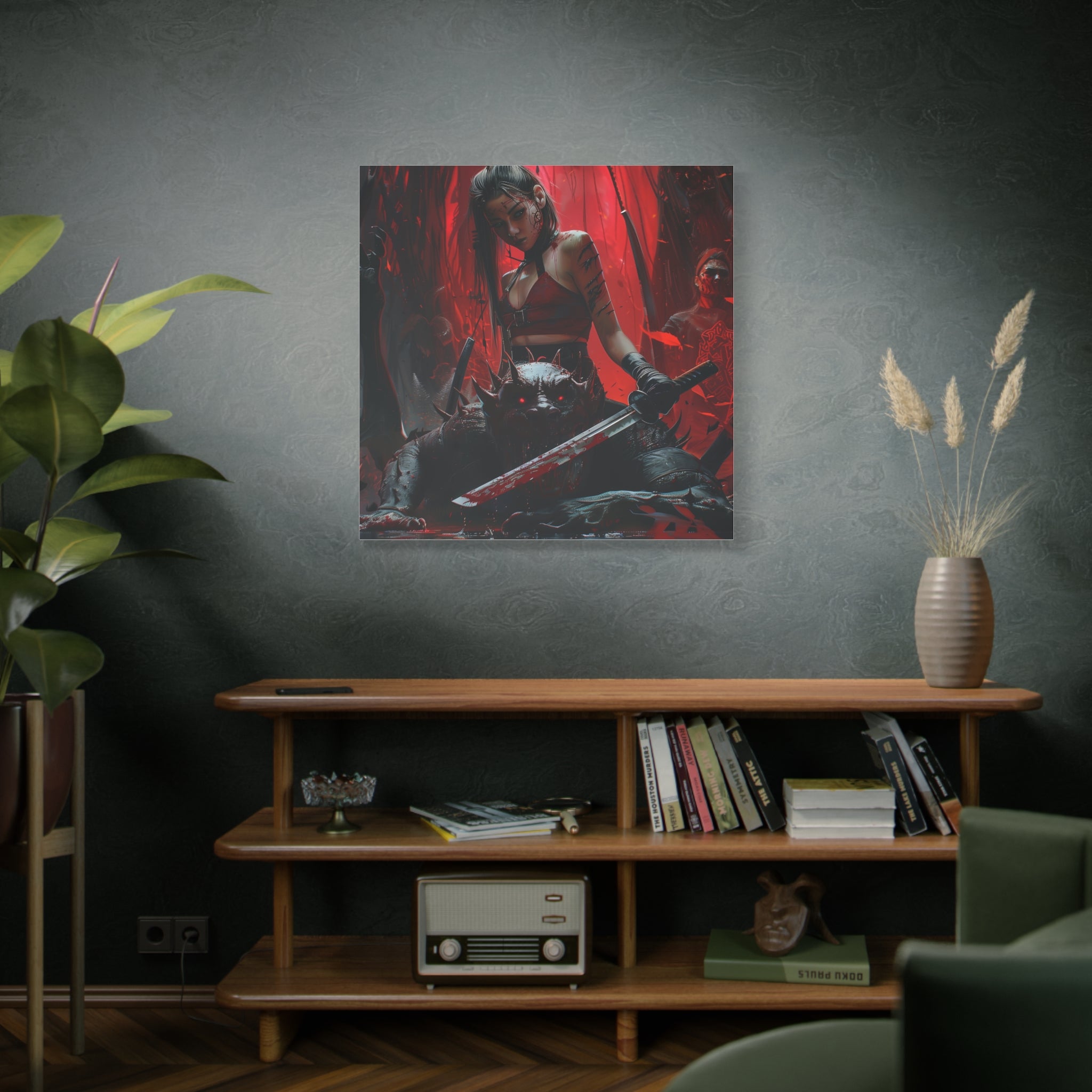 Gothic Canvas Art - Demon Slayer Fantasy Wall Decor