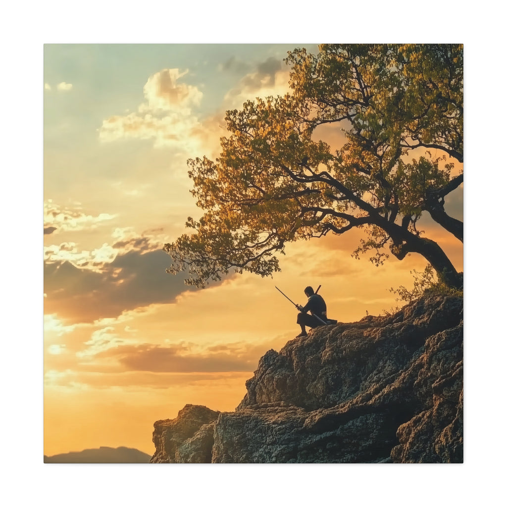 Nature-Inspired Serenity at Sunset Wall Art