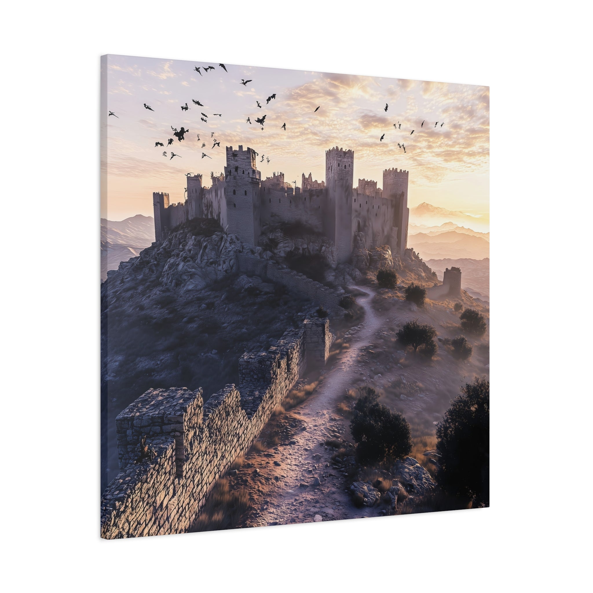 Medieval Castle Canvas Wall Art
