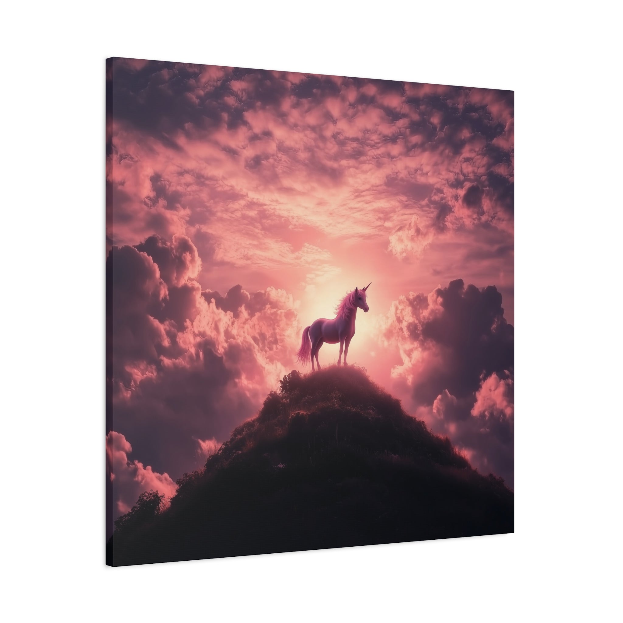 Magical Unicorn Canvas Art, Whimsical Wall Decor, Enchanted Home Accent, Fantasy Gift, Inspirational Decoration