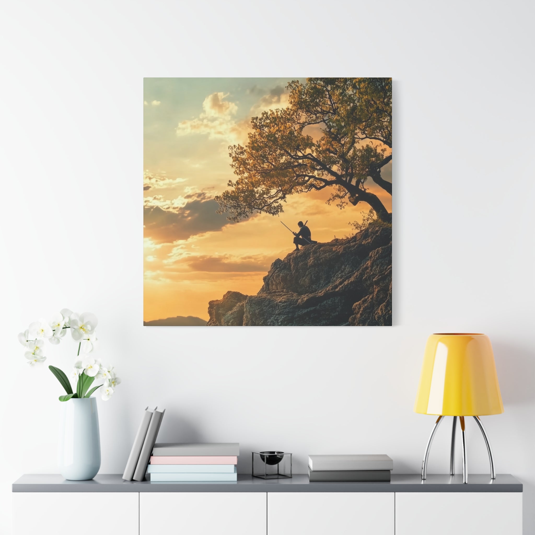 Nature-Inspired Serenity at Sunset Wall Art