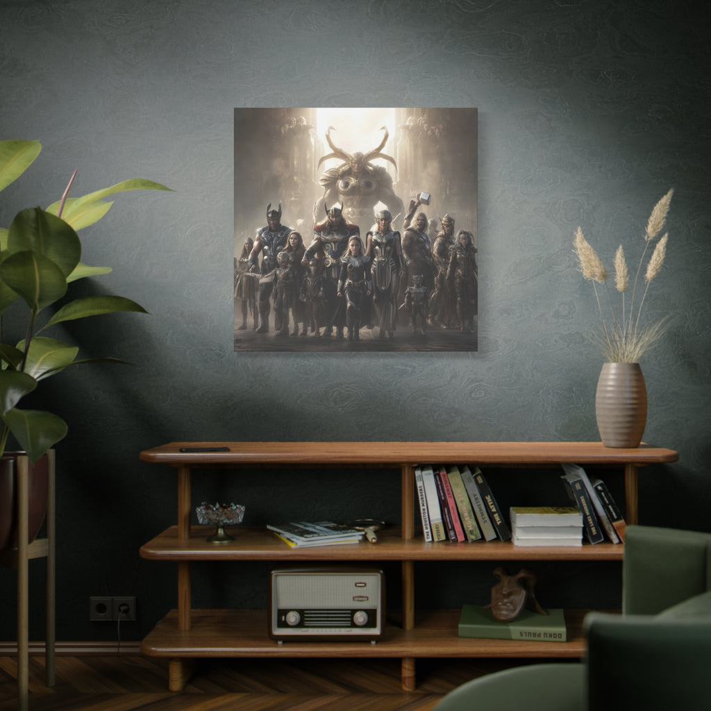 Heroic Mythology Canvas Wall Art - Stretched Matte Print