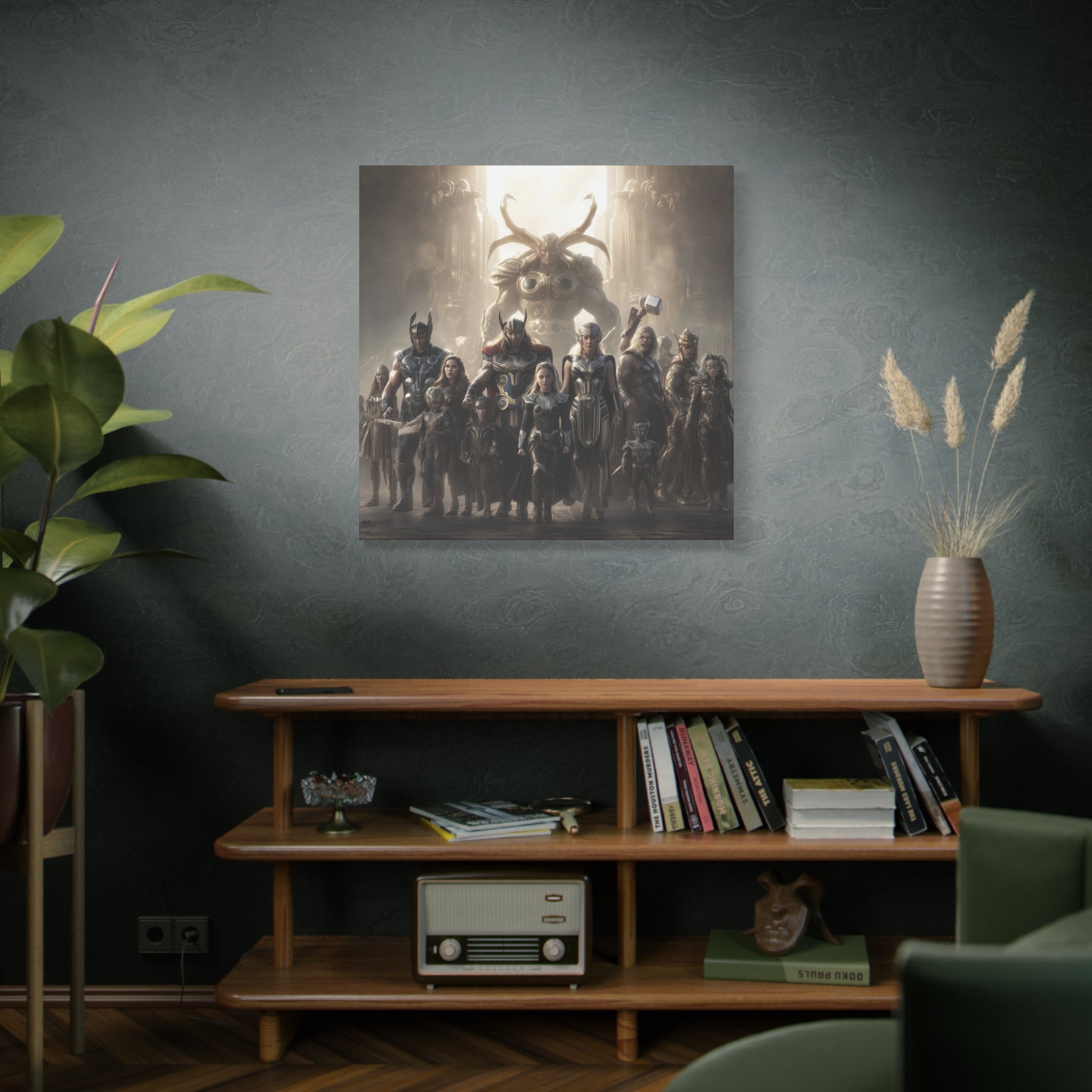 Heroic Mythology Canvas Wall Art - Stretched Matte Print