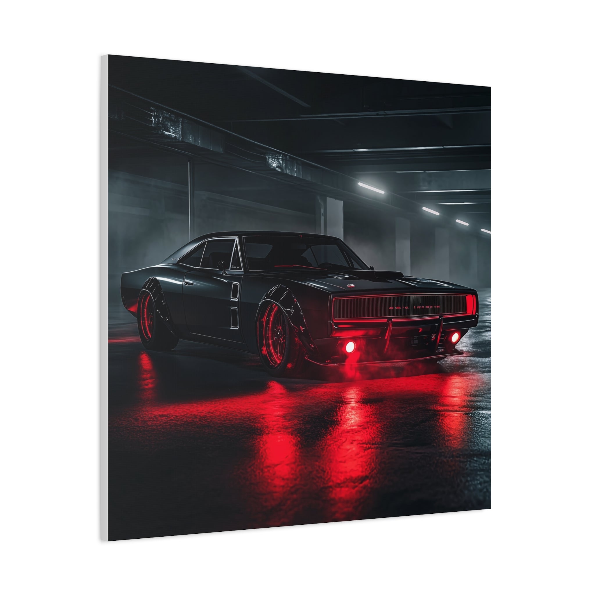 1969 Dodge Charger RT 426 Hemi In Black With Red Lights