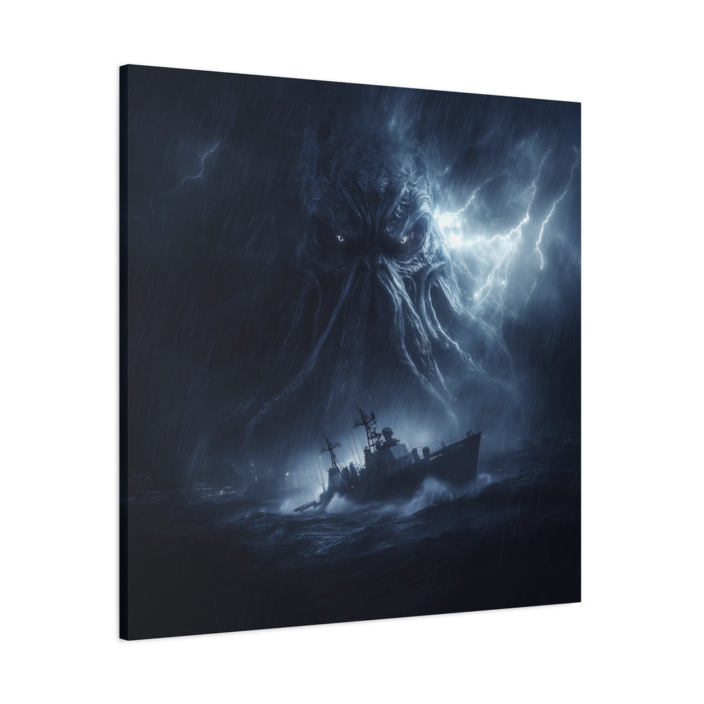 Cthulhu Canvas Art – Dark Fantasy Wall Decor