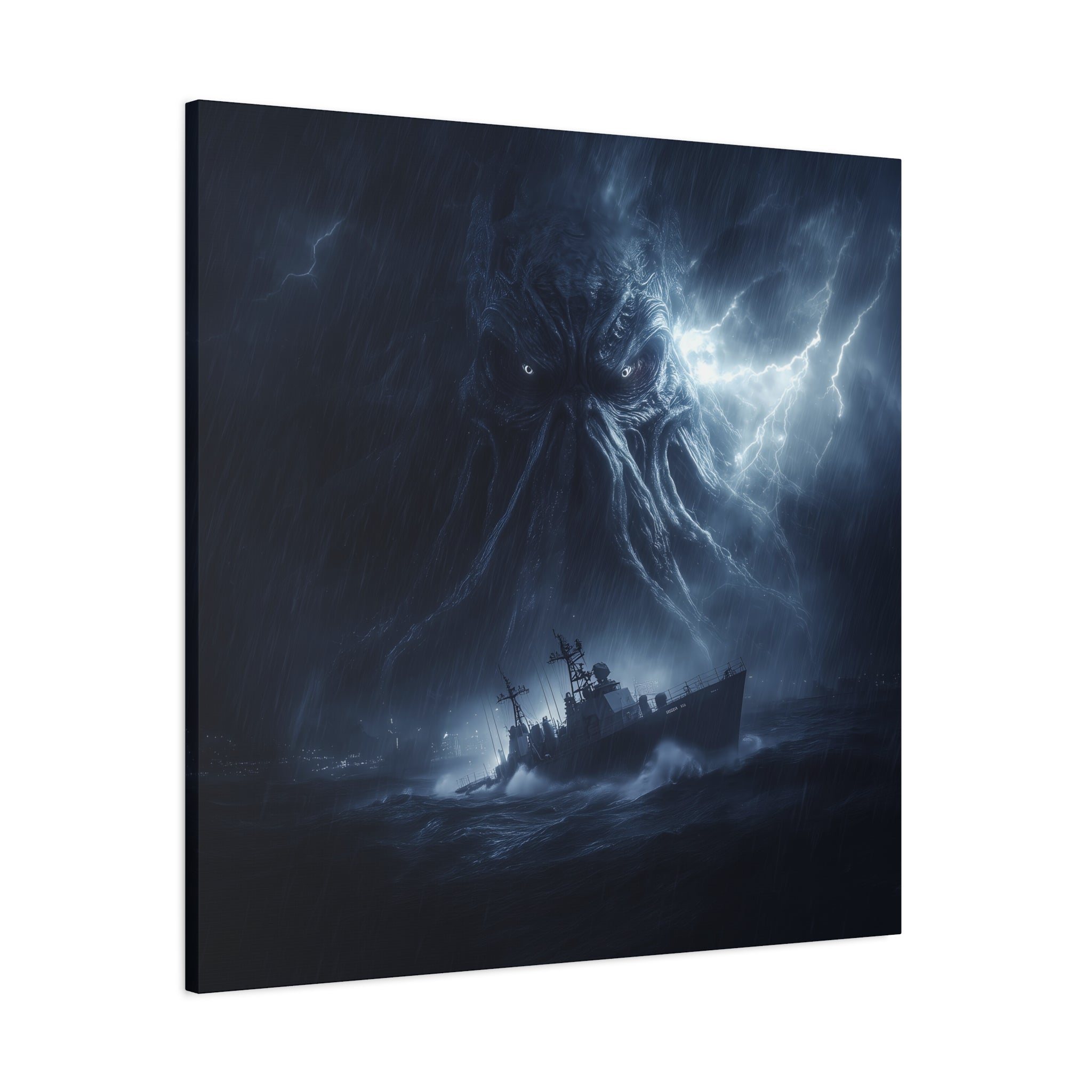 Cthulhu Canvas Art – Dark Fantasy Wall Decor
