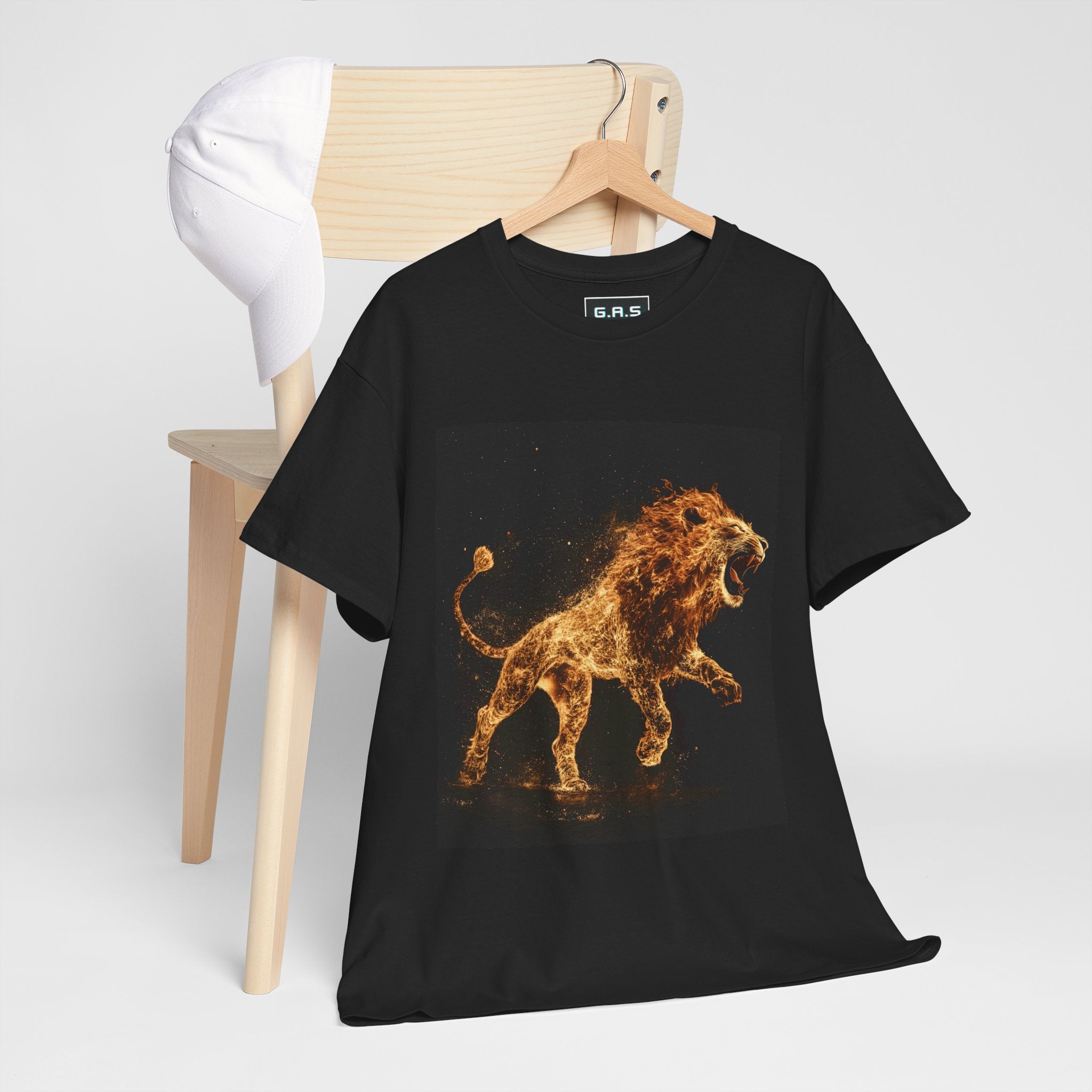 Fiery Lion Unisex Heavy Cotton Tee