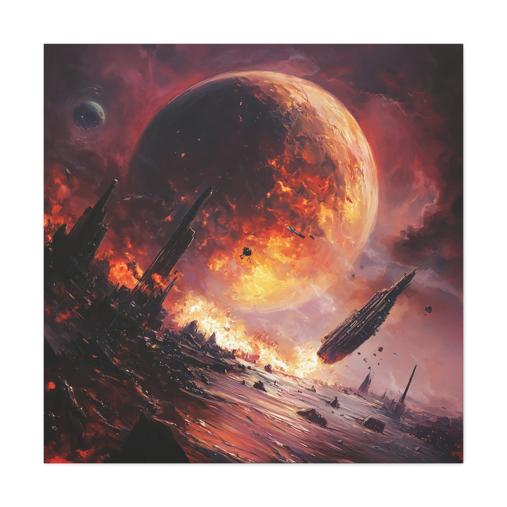 Cosmic Art Canvas - Sci-Fi Wall Decor