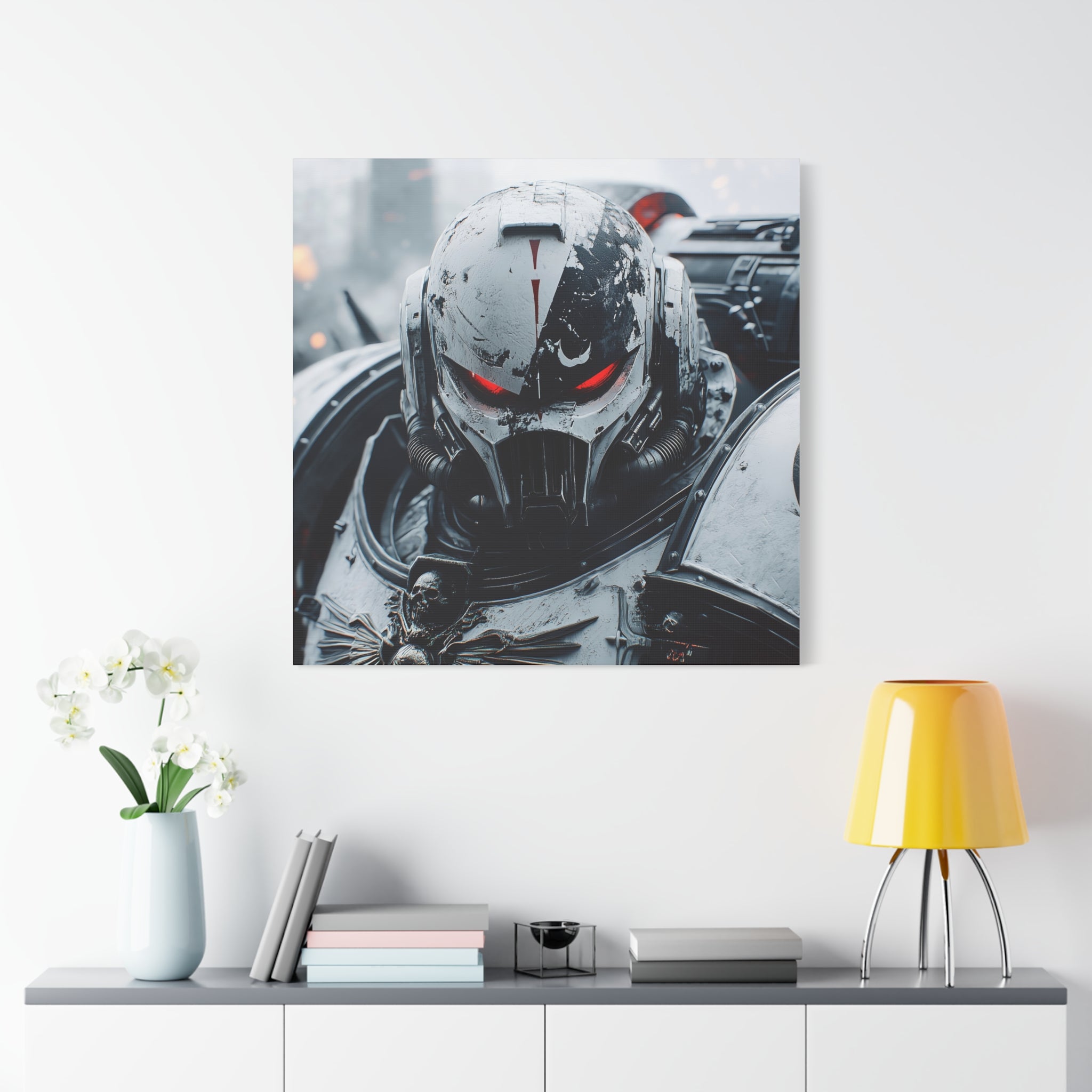 Space Marine Grey Knight - Warhammer 40K Canvas Print