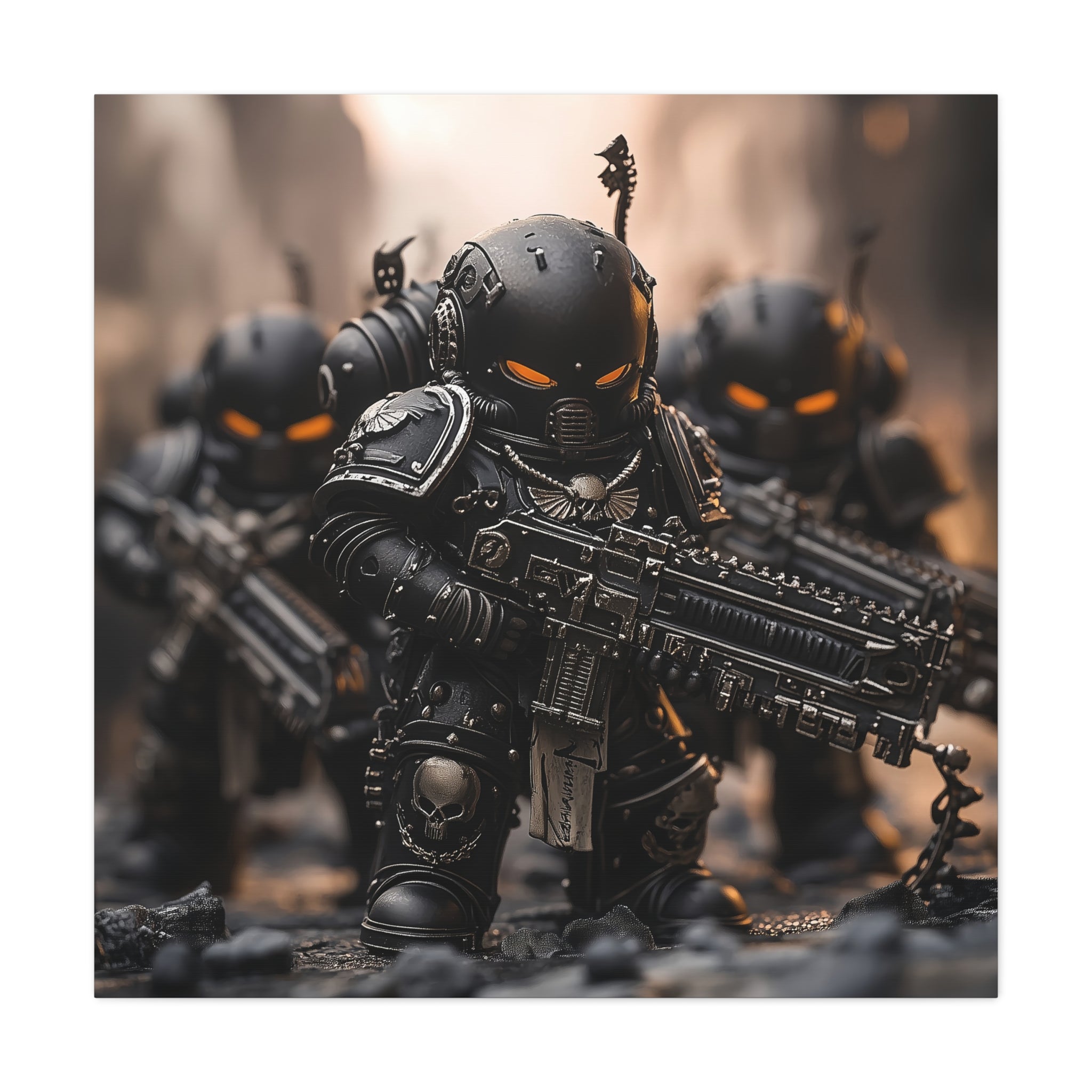Warhammer 40K Baby Space Marine Troupe