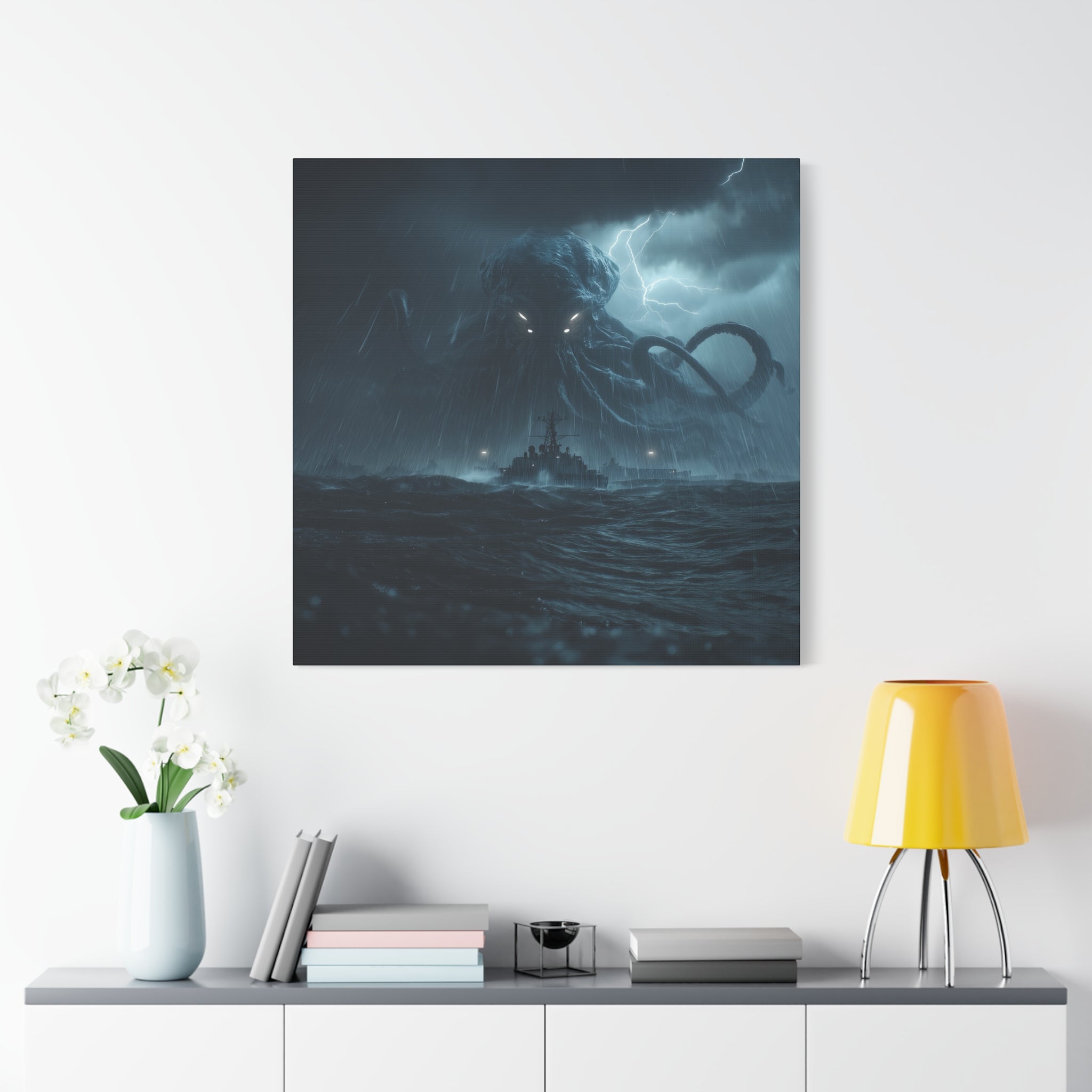 Cthulhu Art Canvas Print - Dark Mythology Wall Decor