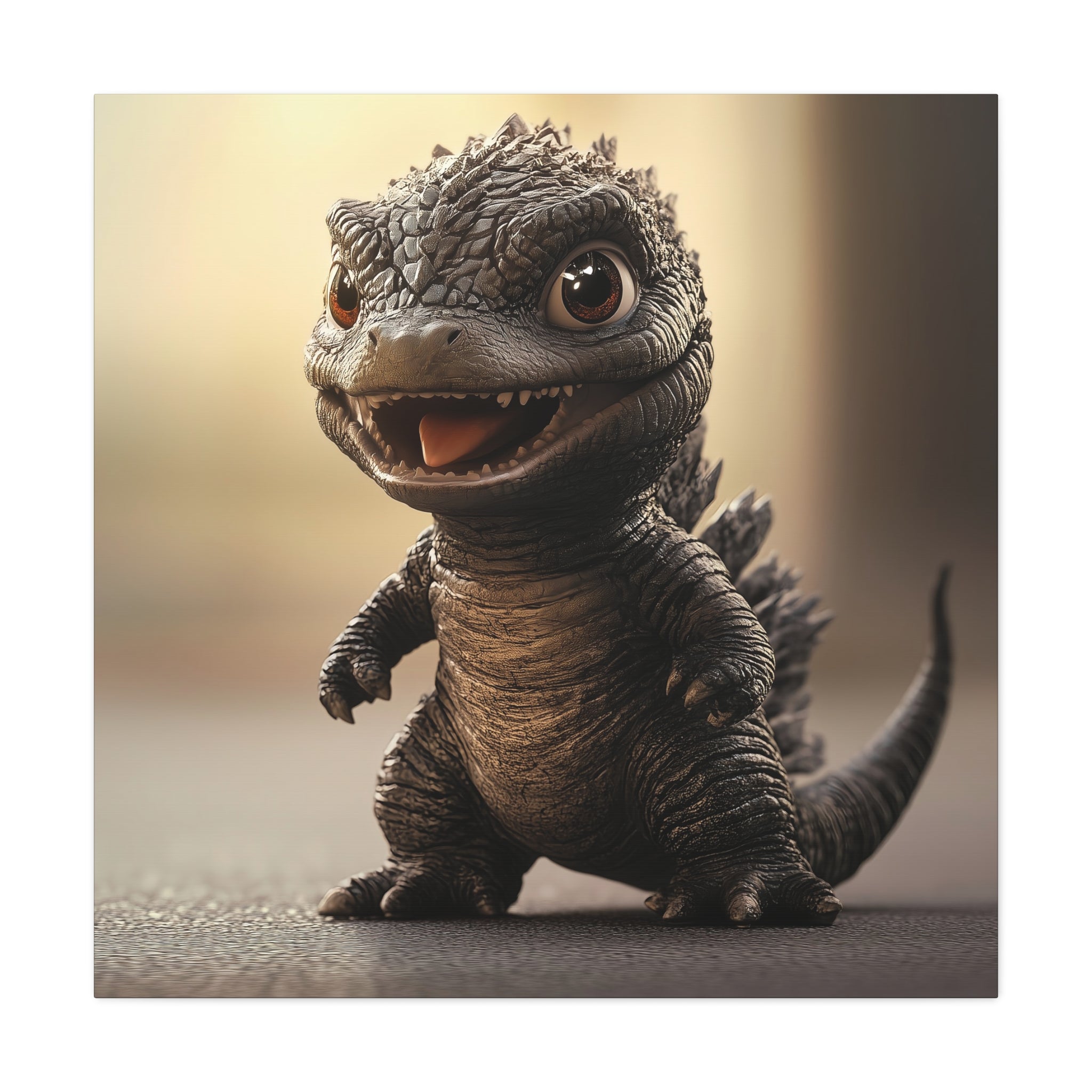 Baby Godzilla Canvas Print