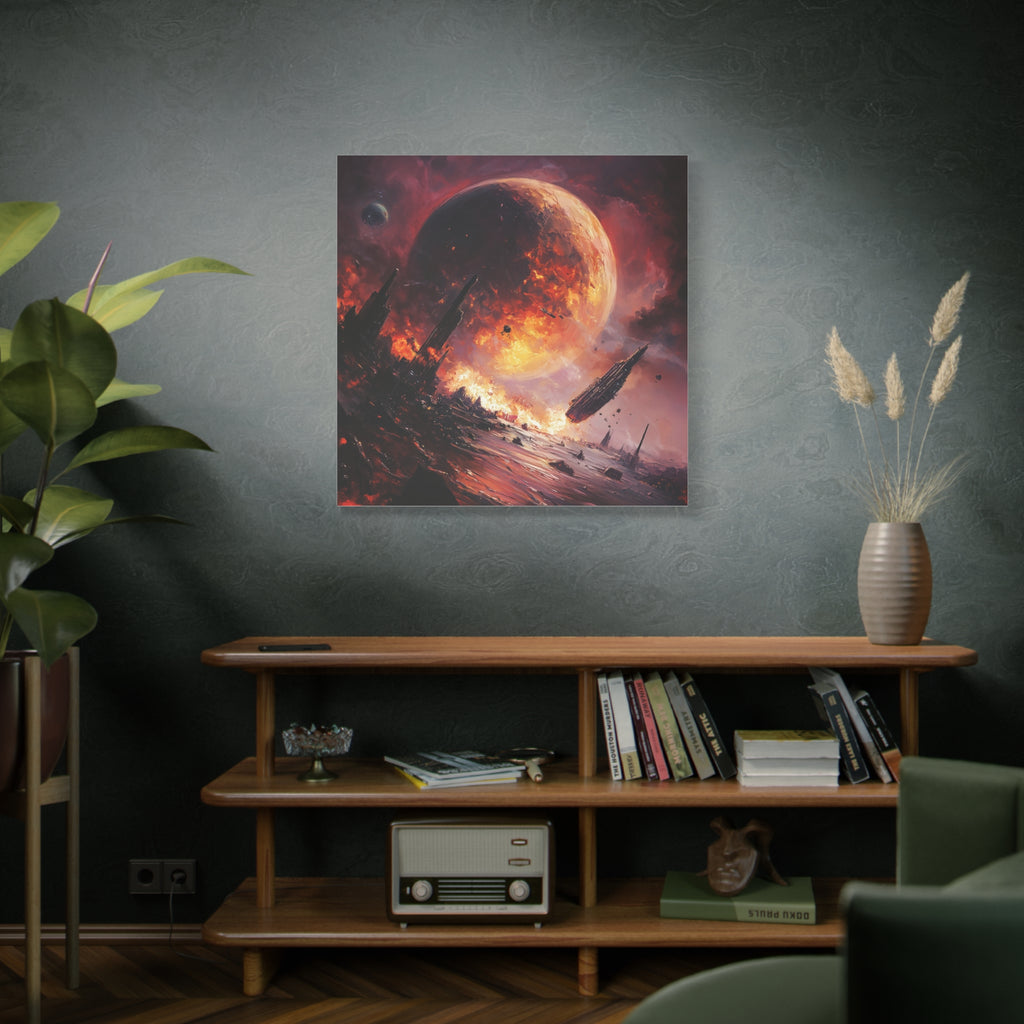 Cosmic Art Canvas - Sci-Fi Wall Decor