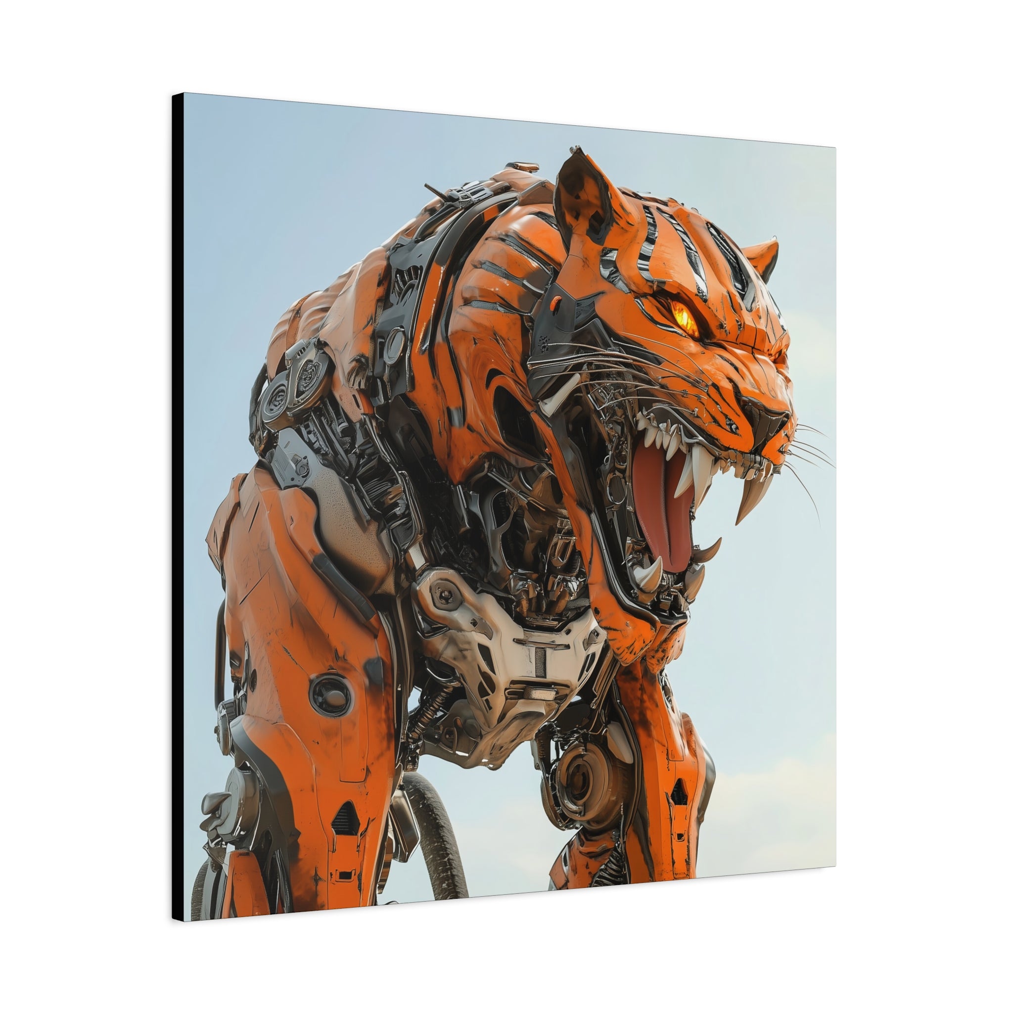 Robotic Tiger Wall Art