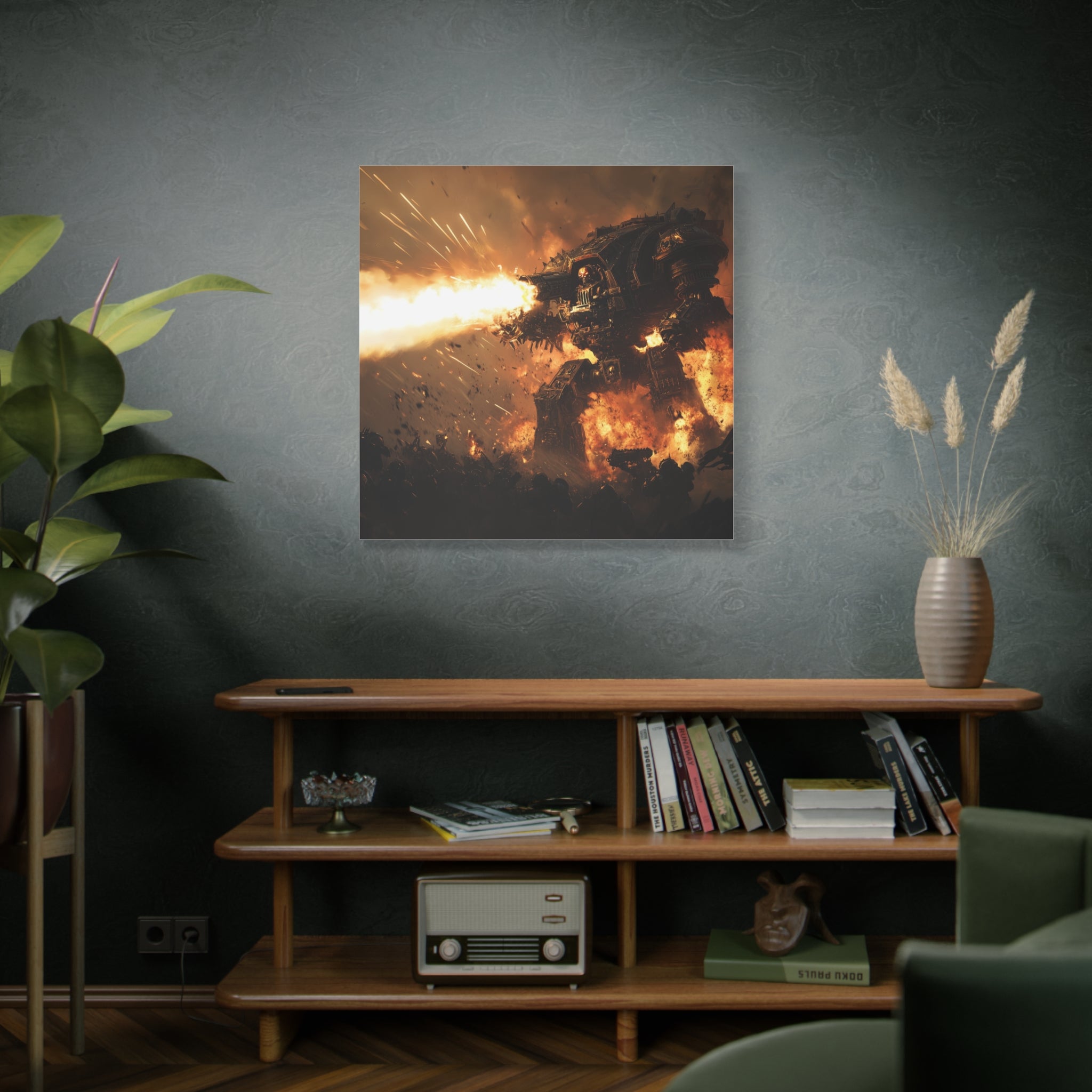 40K Titan Battle Wall Decor