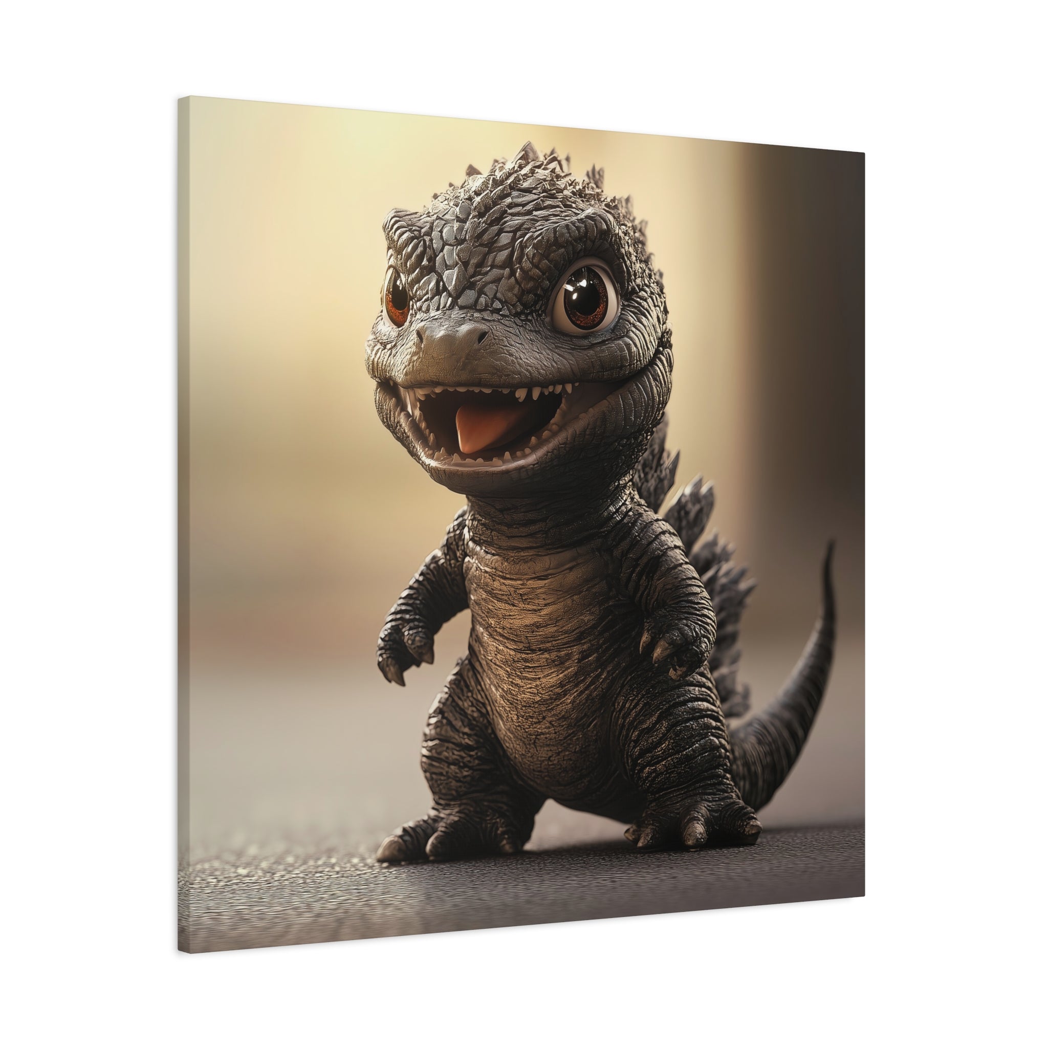 Baby Godzilla Canvas Print