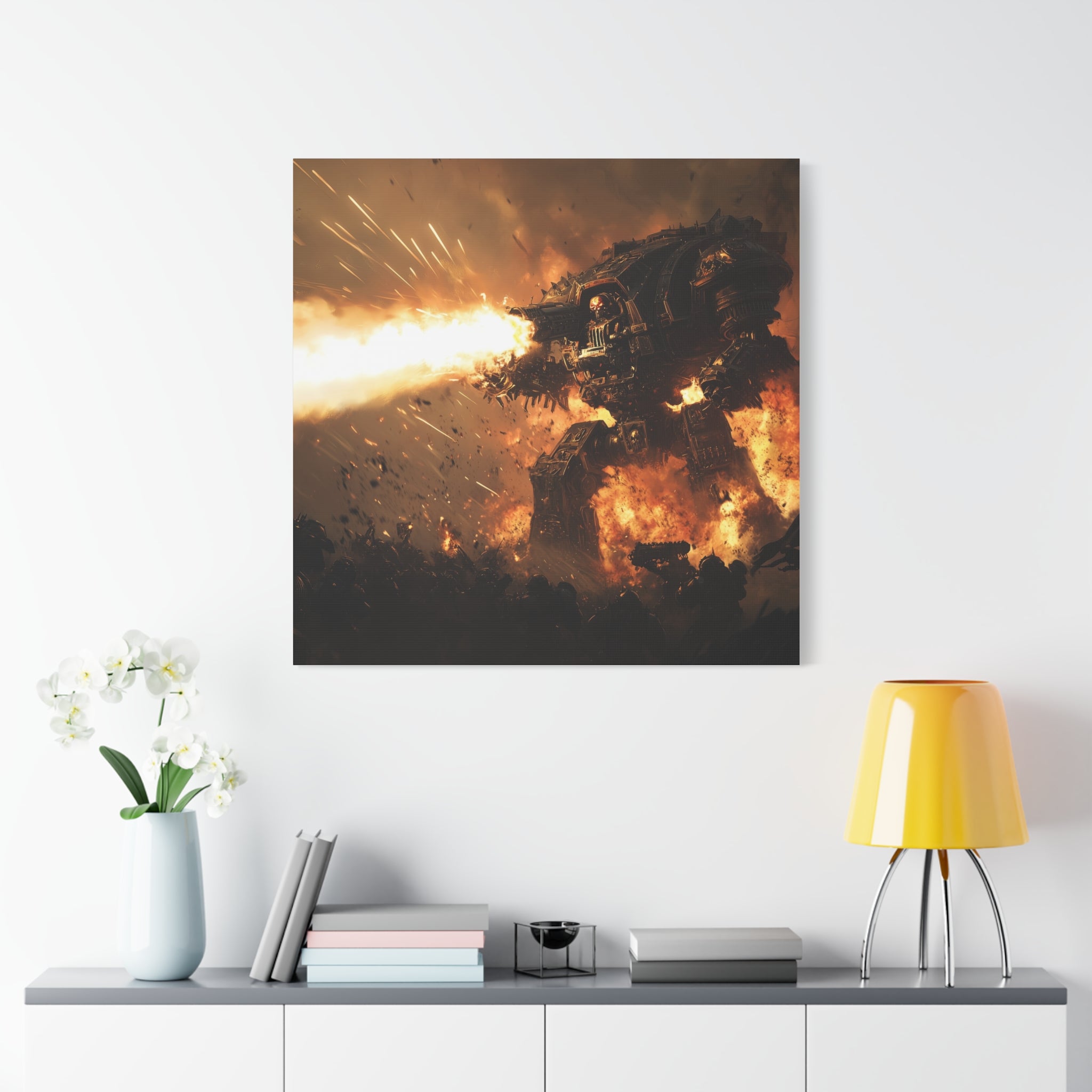 40K Titan Battle Wall Decor