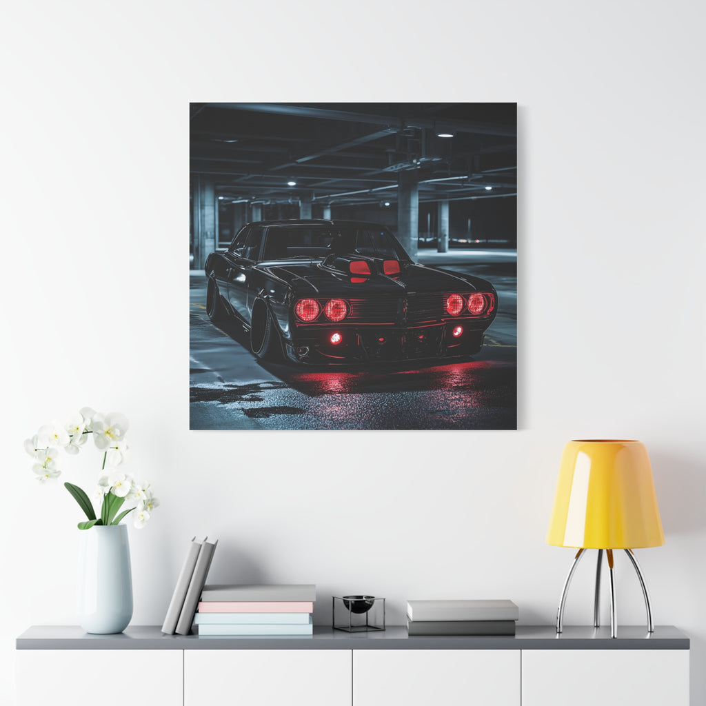 Muscle Car - 1964 Pontiac GTO with Red Neon Lights