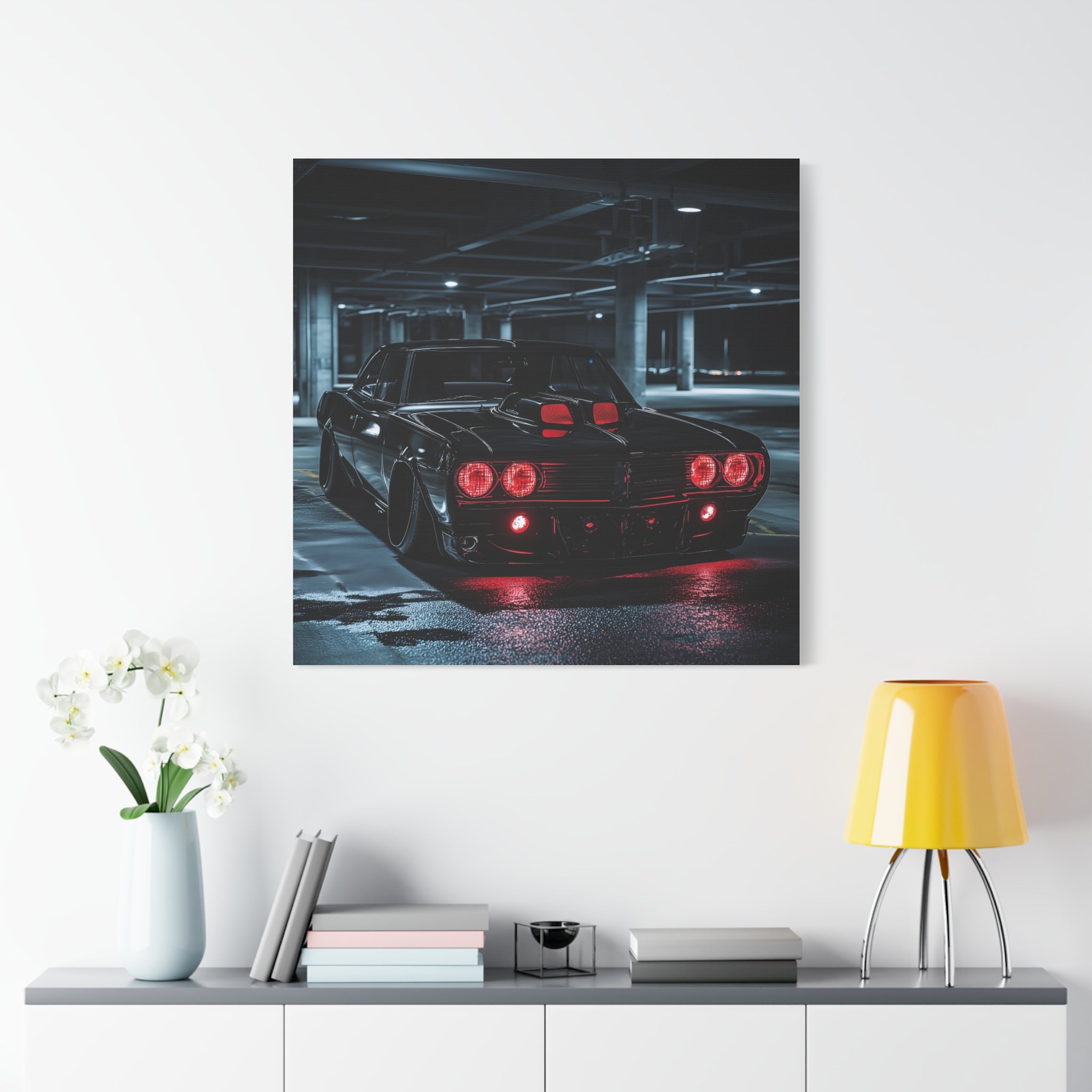 Muscle Car - 1964 Pontiac GTO with Red Neon Lights