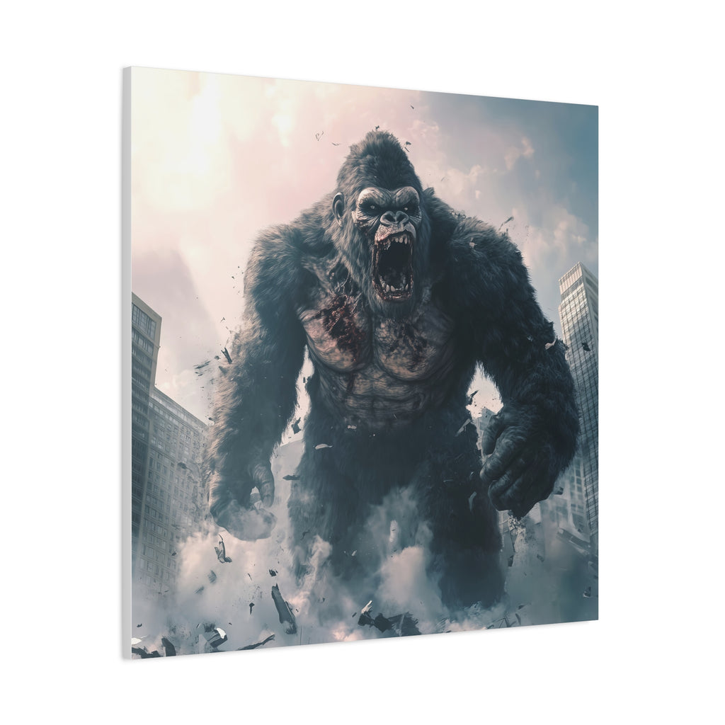 Gorilla Wall Art Canvas - Epic Matte Stretched Print