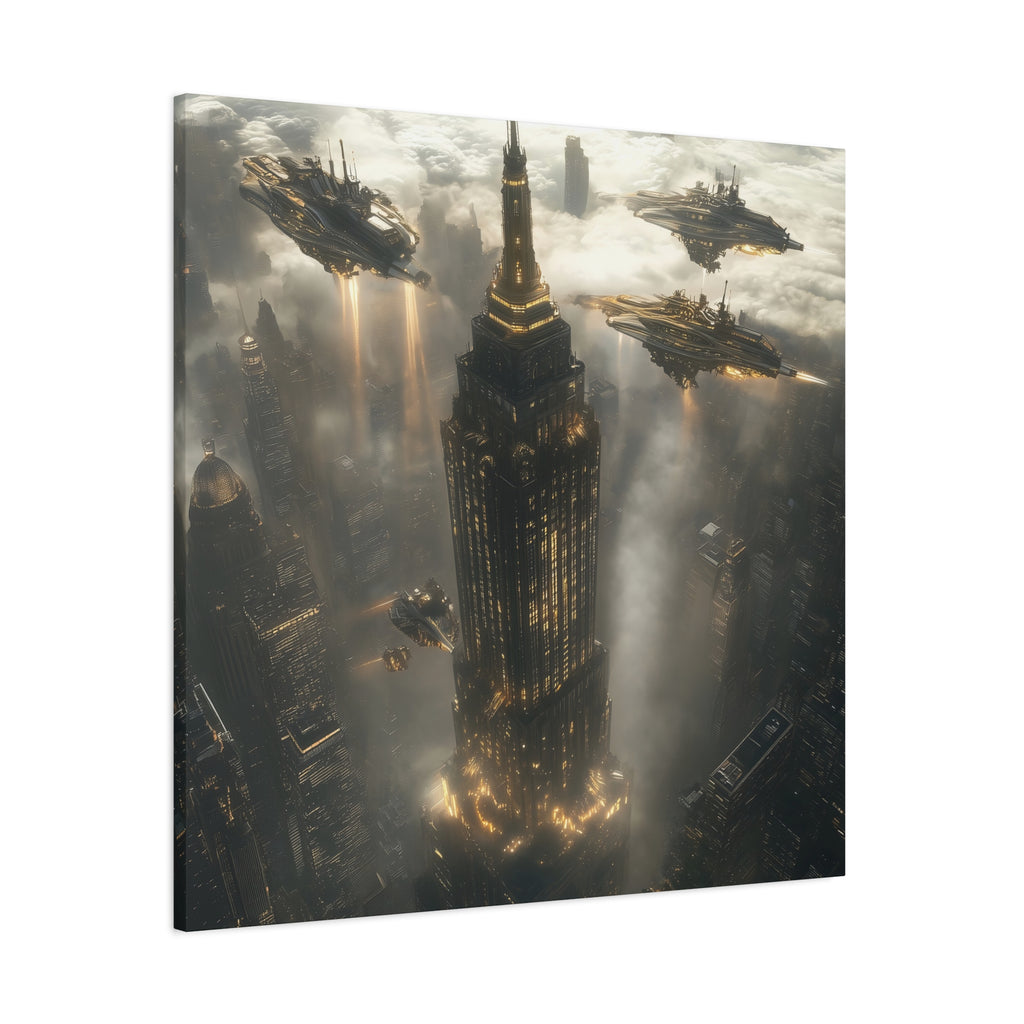 Cyberpunk Empire State Building