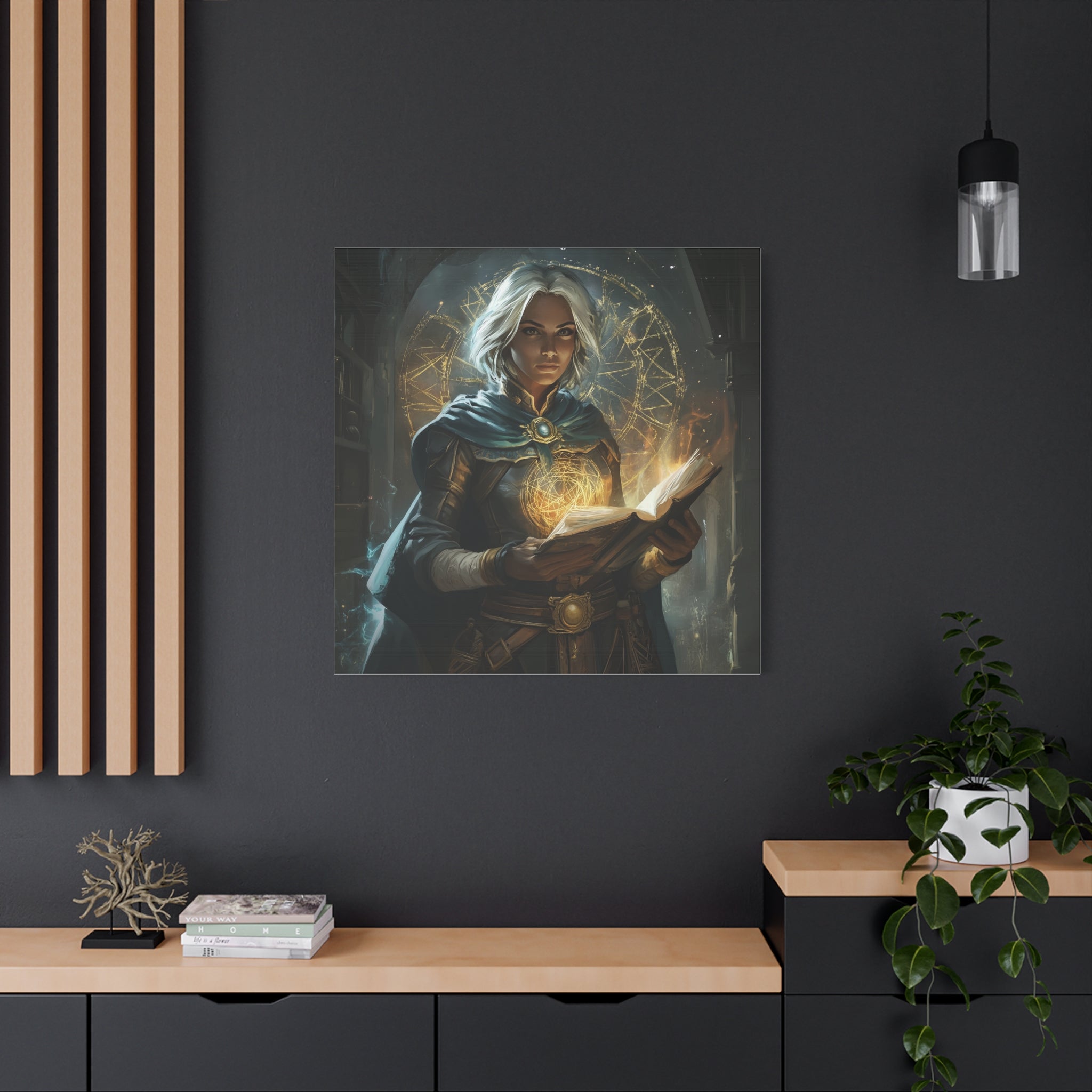 Fantasy Wall Art - Enchanted Sorceress Canvas Print