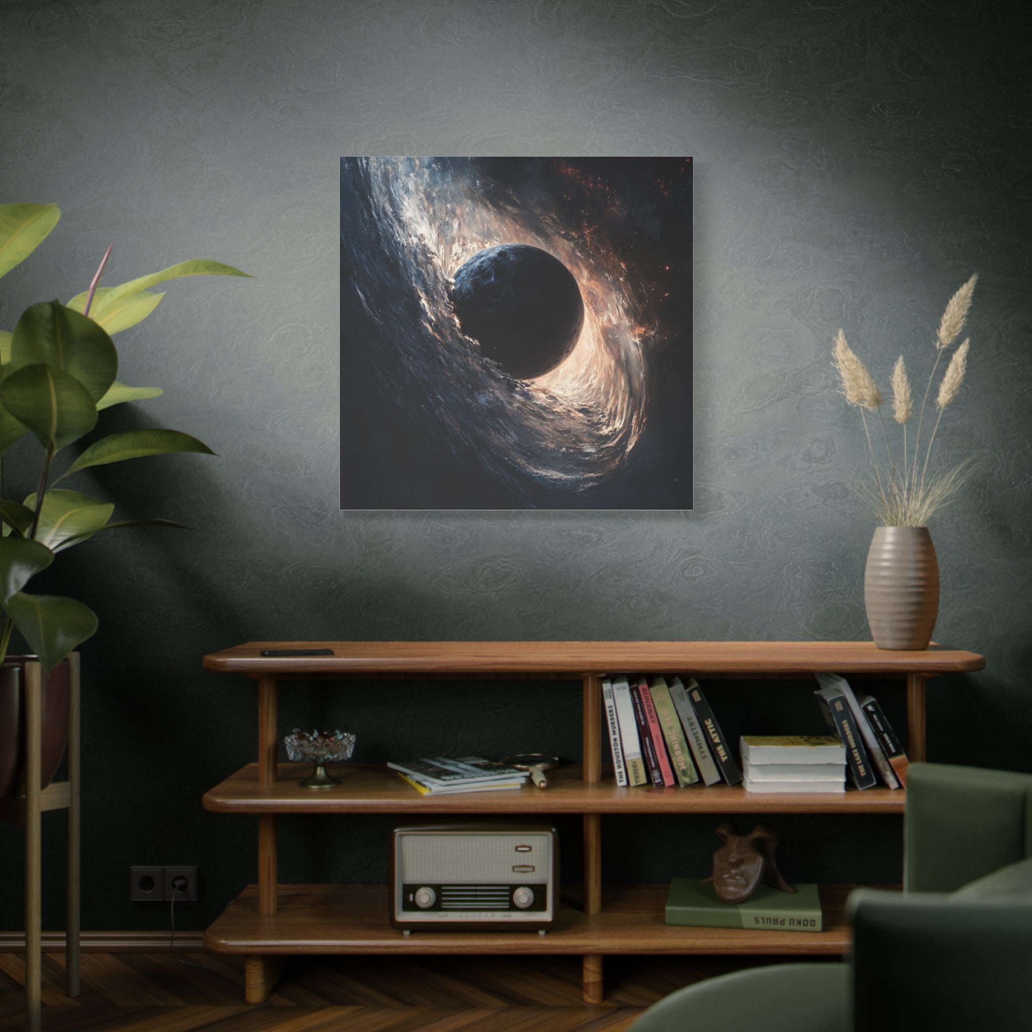 Galactic Ocean Canvas Art | Abstract Space Wall Decor