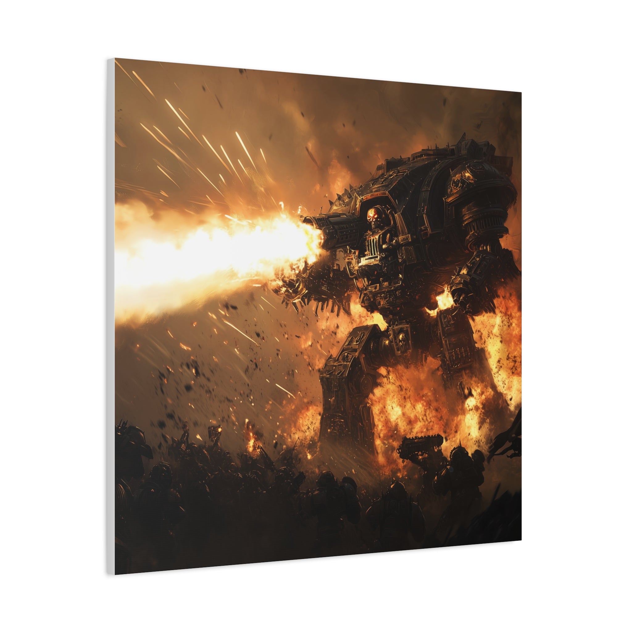 40K Titan Battle Wall Decor