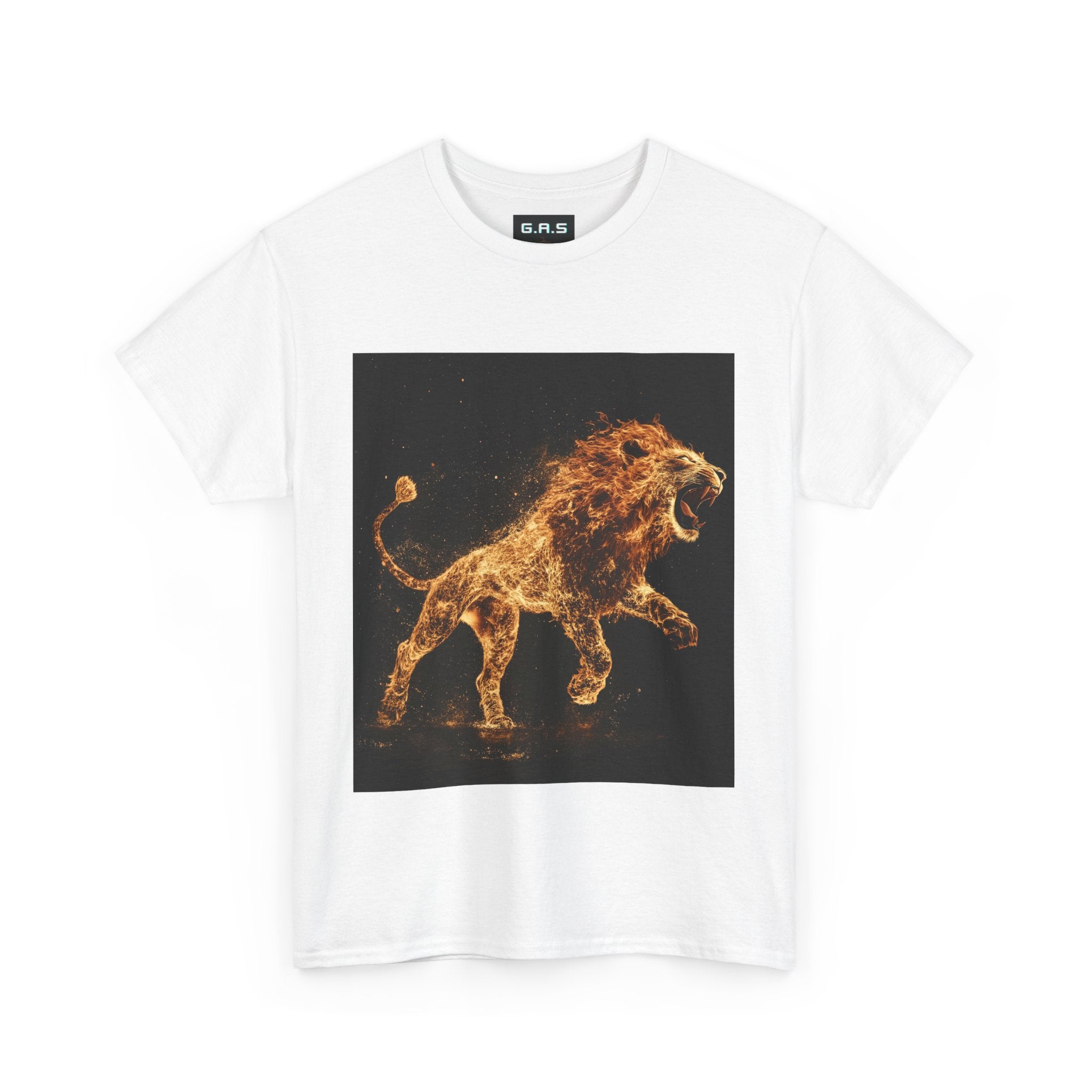 Fiery Lion Unisex Heavy Cotton Tee